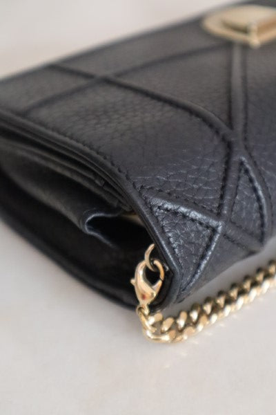 Christian Dior Black Diorama WOC-Wallet Chain-Christian Dior-The Closet Egypt