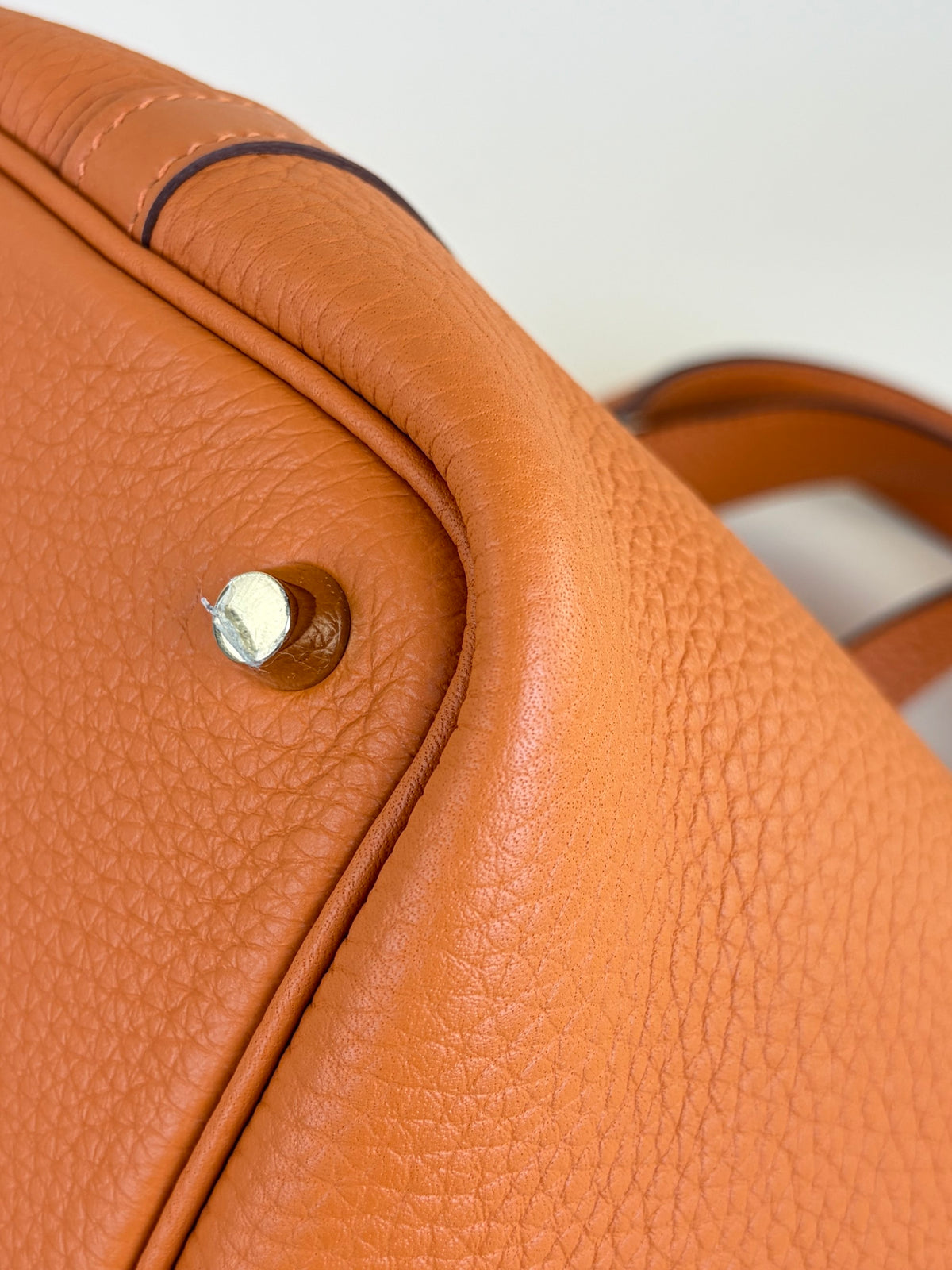Hermes Orange Picotin Lock 18 taurillon Clemence bag