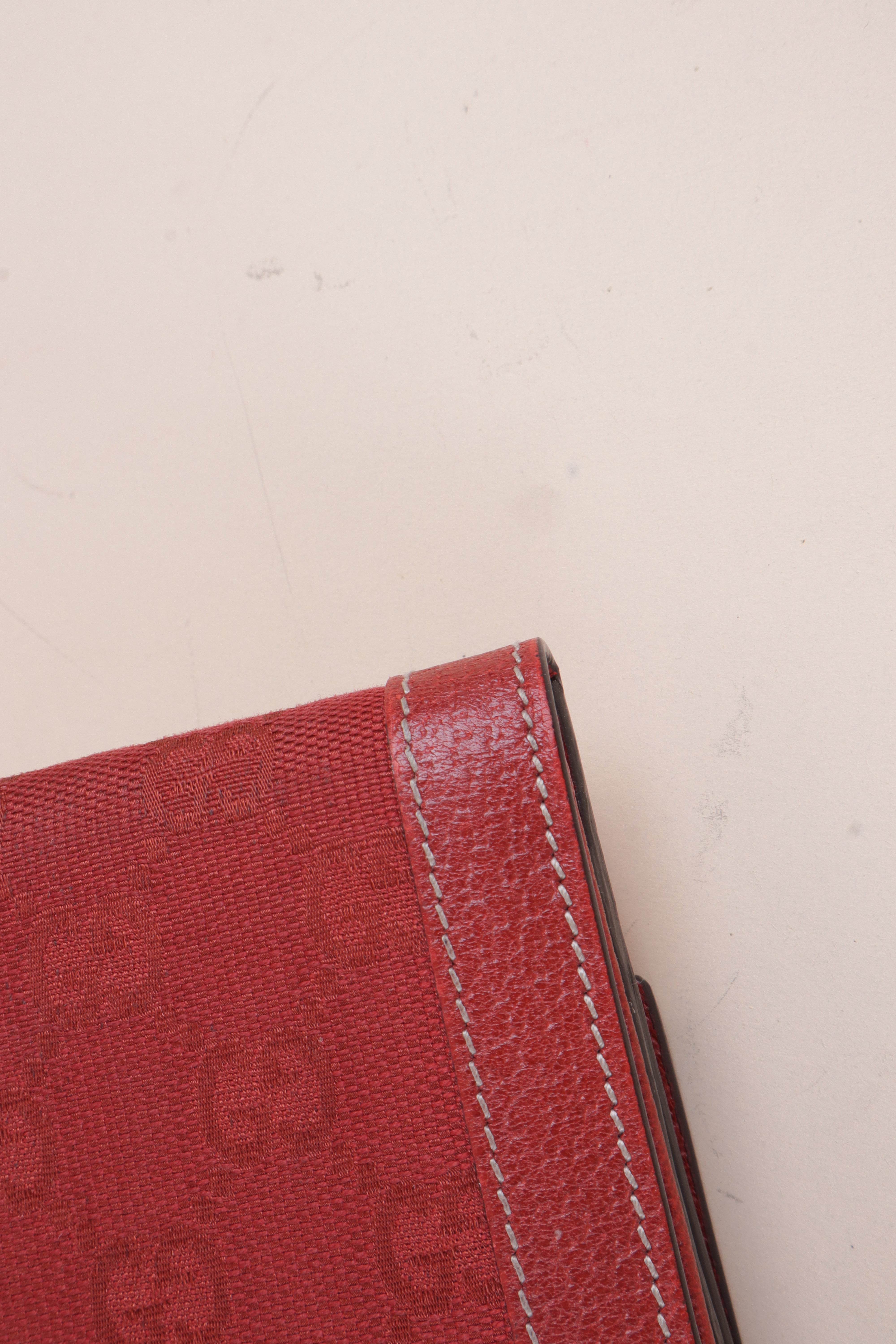 Gucci Red GG Long Wallet