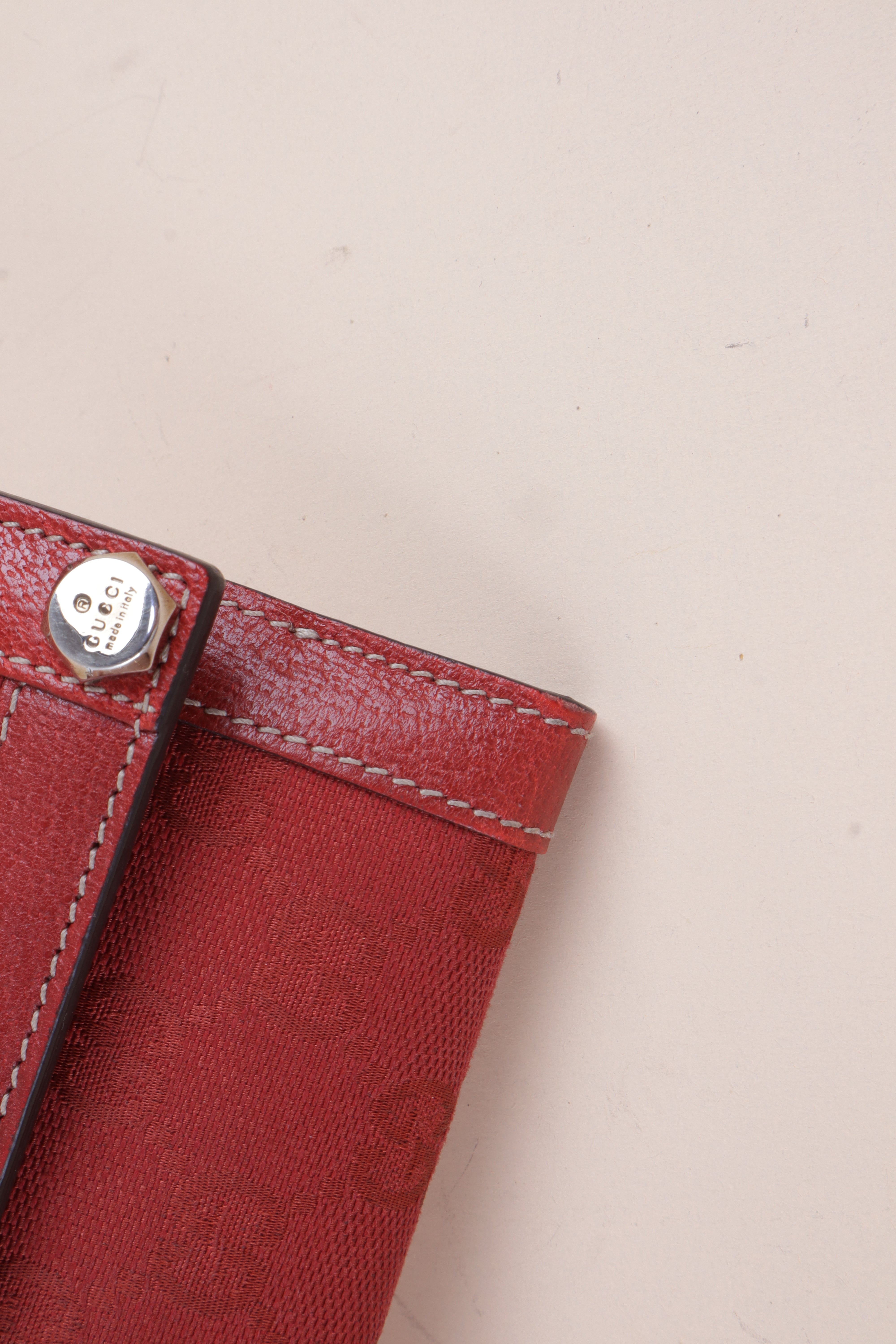 Gucci Red GG Long Wallet