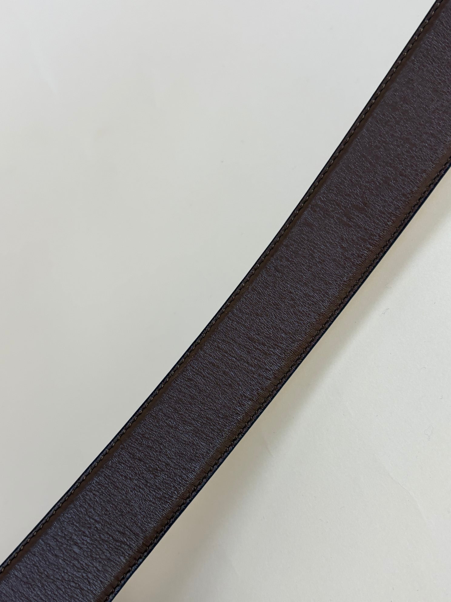 Gucci Brown Interlocking G Buckle Belt 34