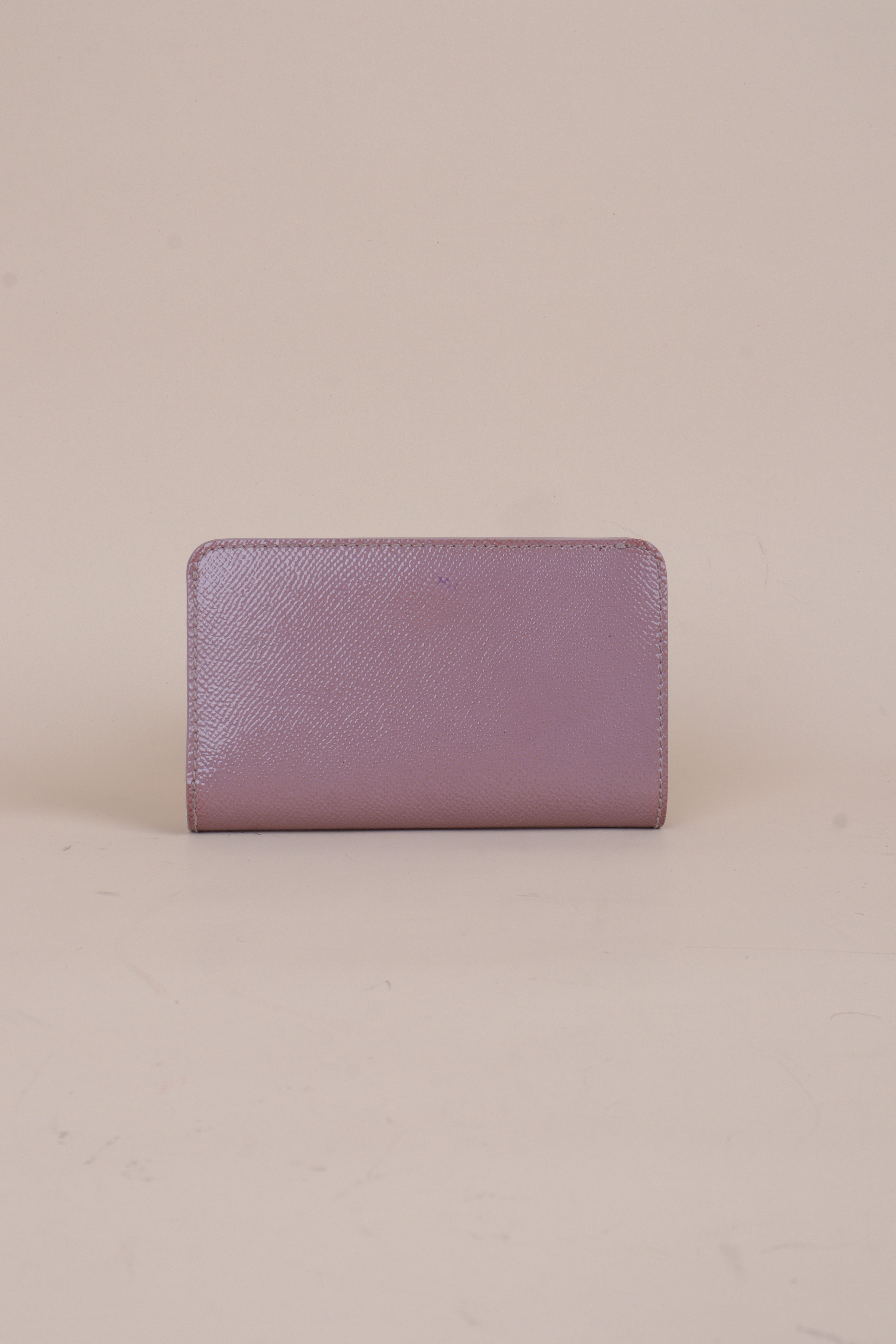 Burberry Light Purple London Bifold Contact Flap Small Wallet