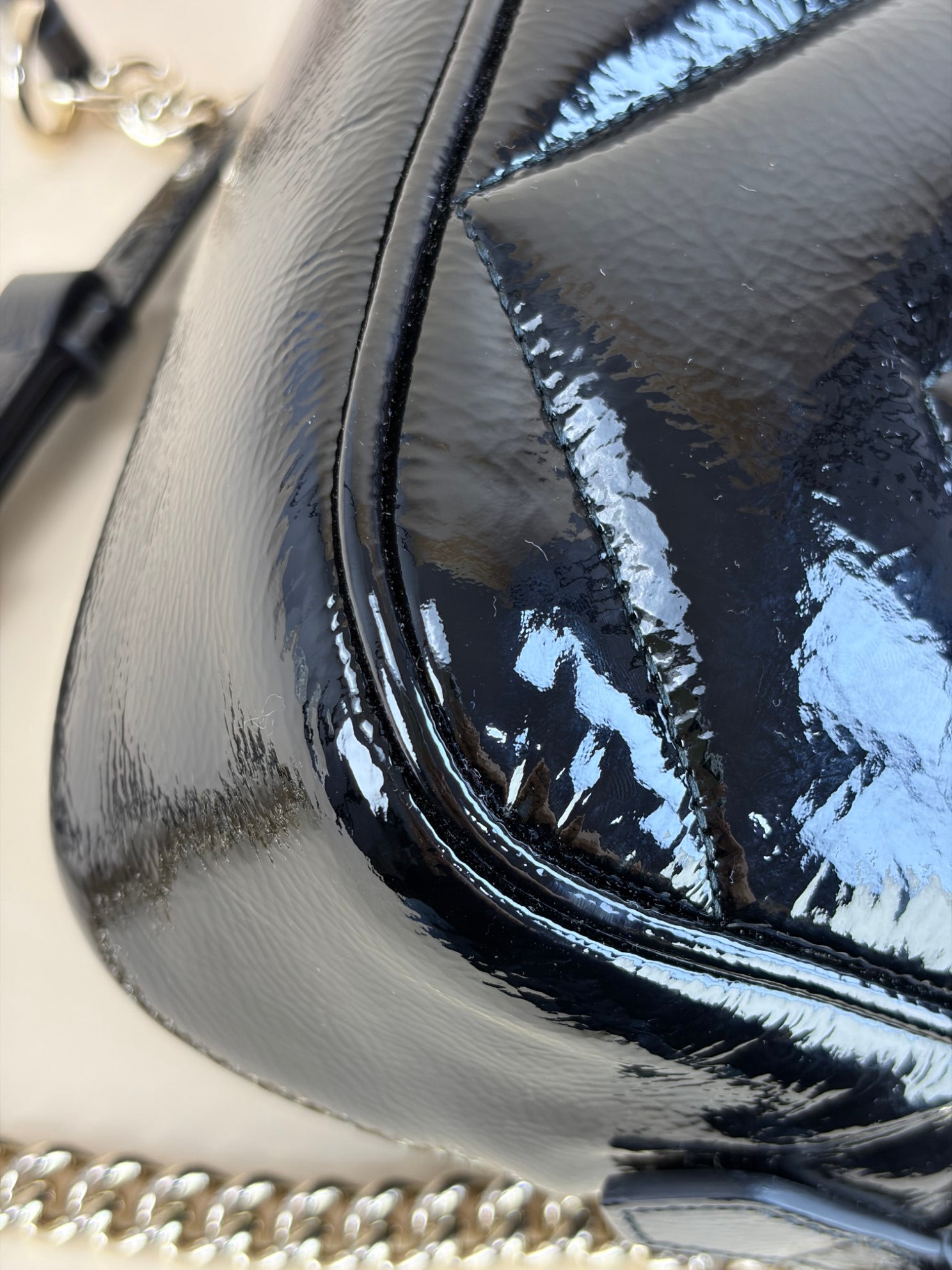 Gucci Black GG Small Marmont Camera Bag