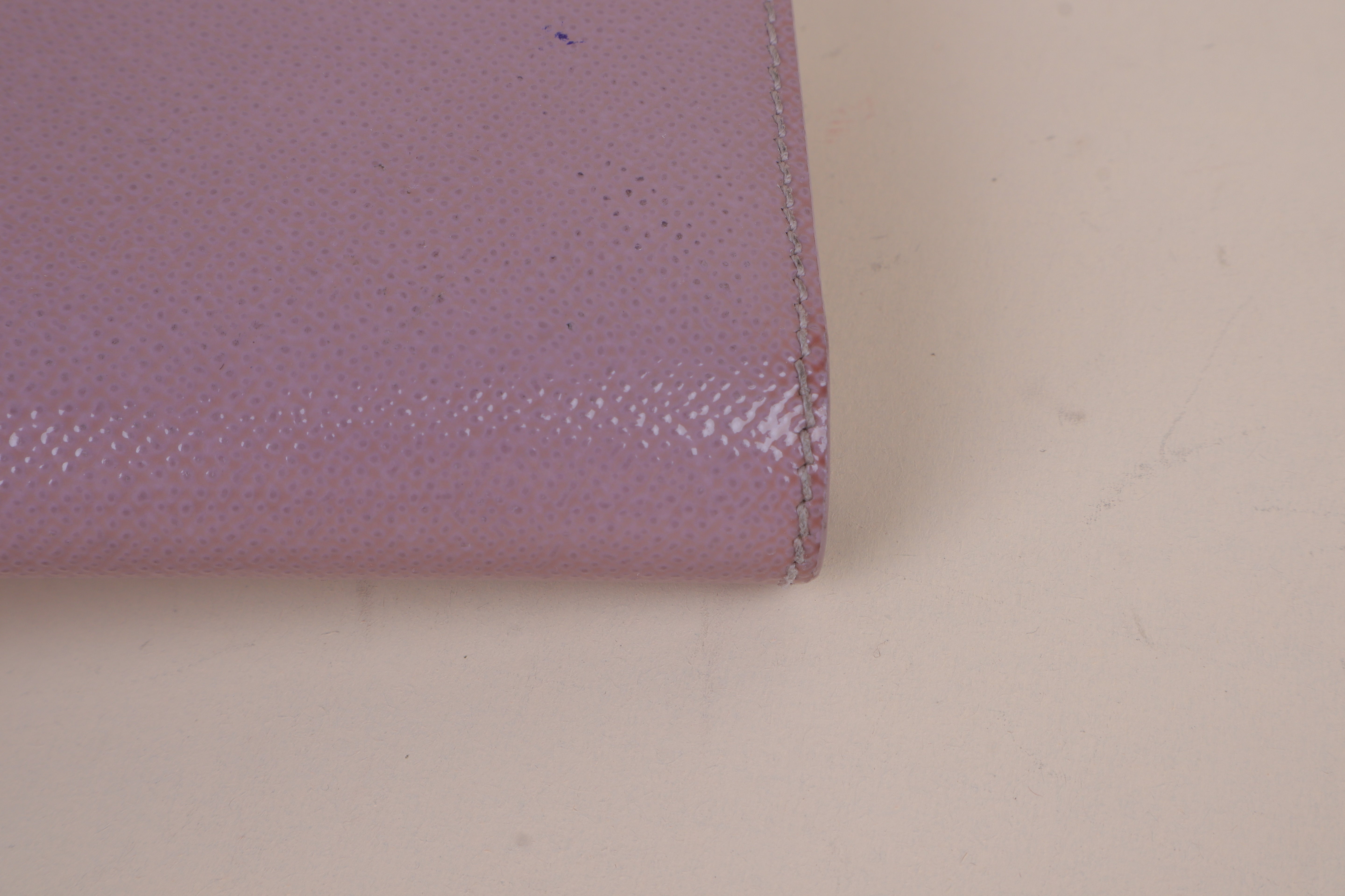 Burberry Light Purple London Bifold Contact Flap Small Wallet