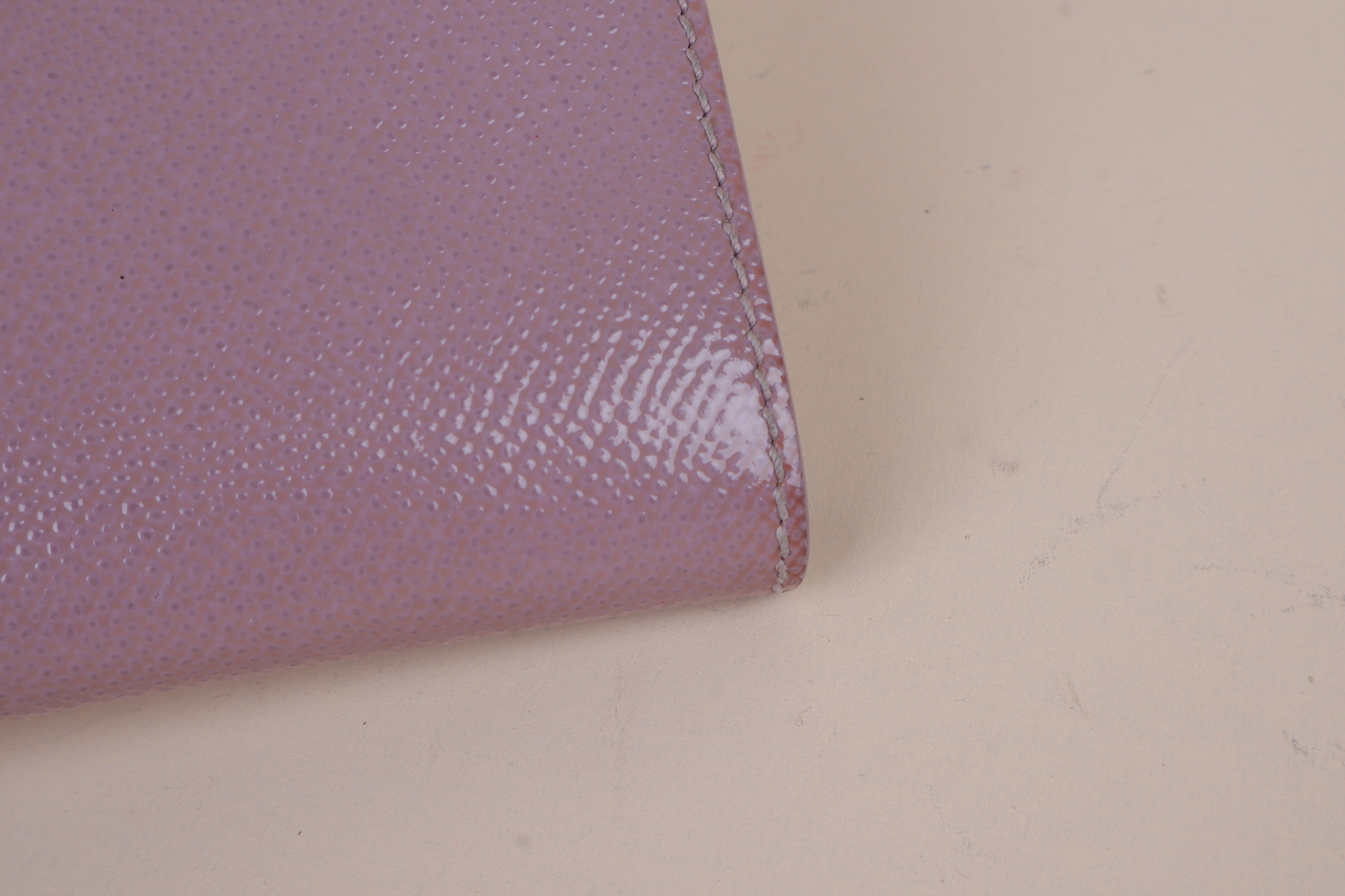 Burberry Light Purple London Bifold Contact Flap Small Wallet