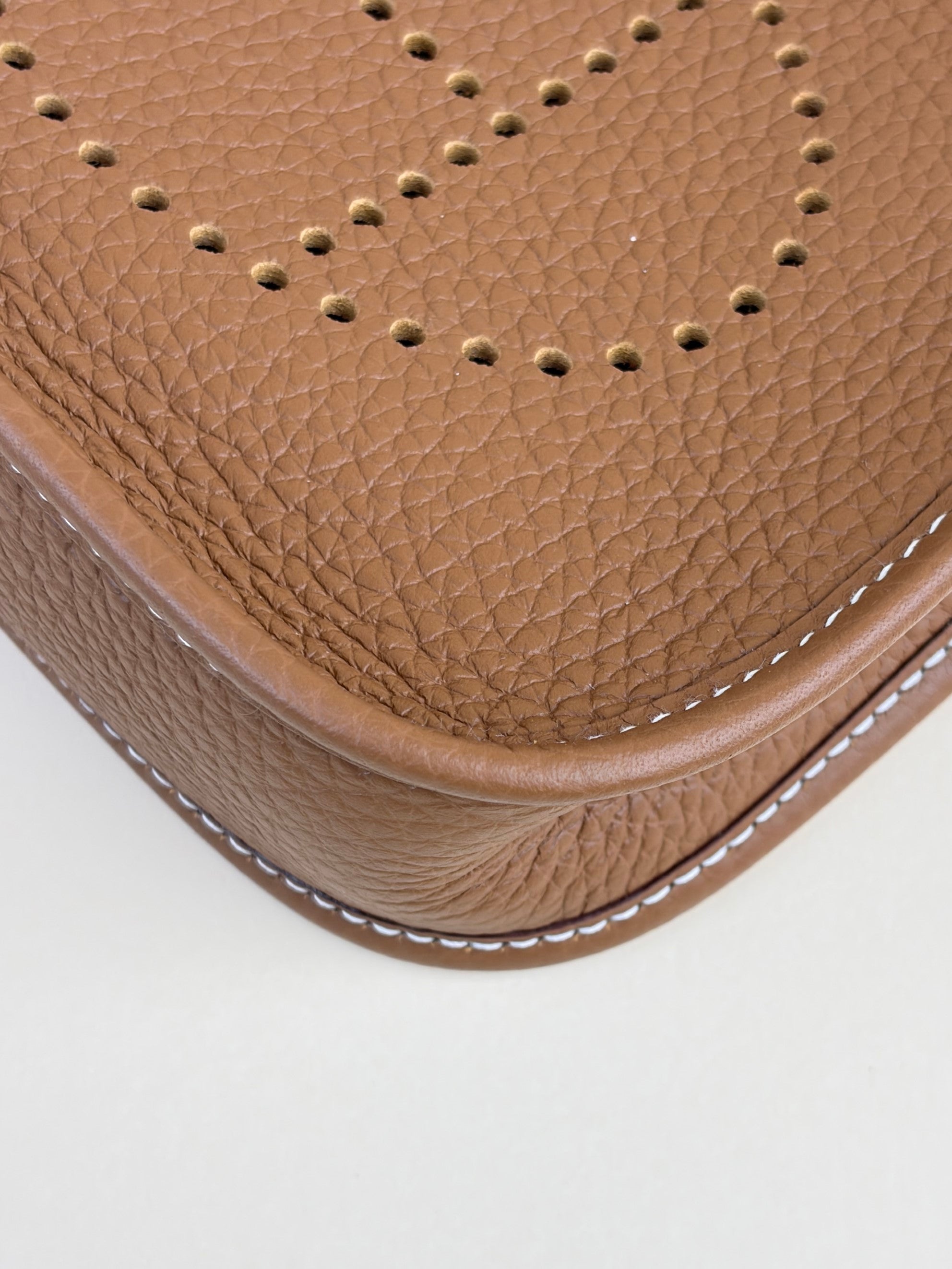Hermes gold tourbillon Clemence leather Evelyne 16 amazon Bag