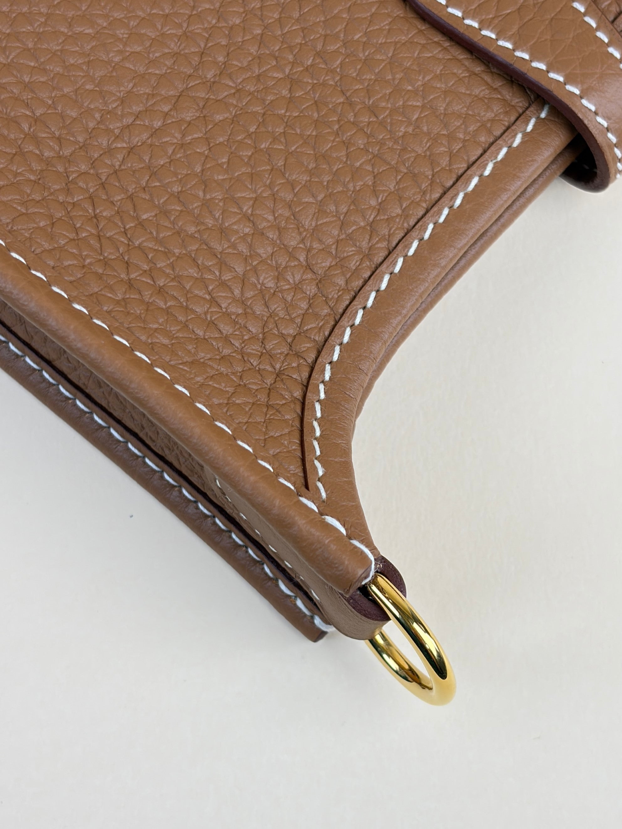 Hermes gold tourbillon Clemence leather Evelyne 16 amazon Bag