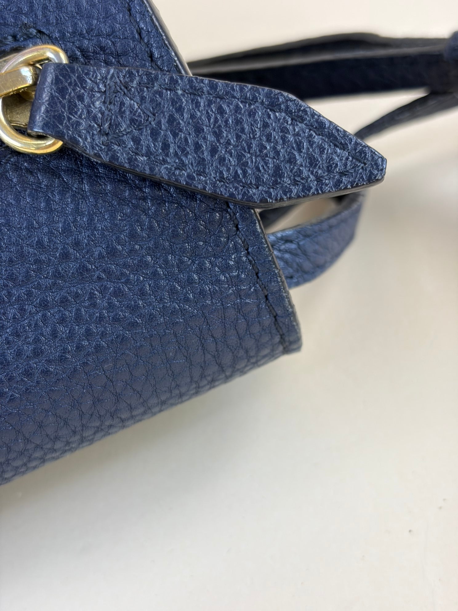 Burberry Blue House Check Macken Bag