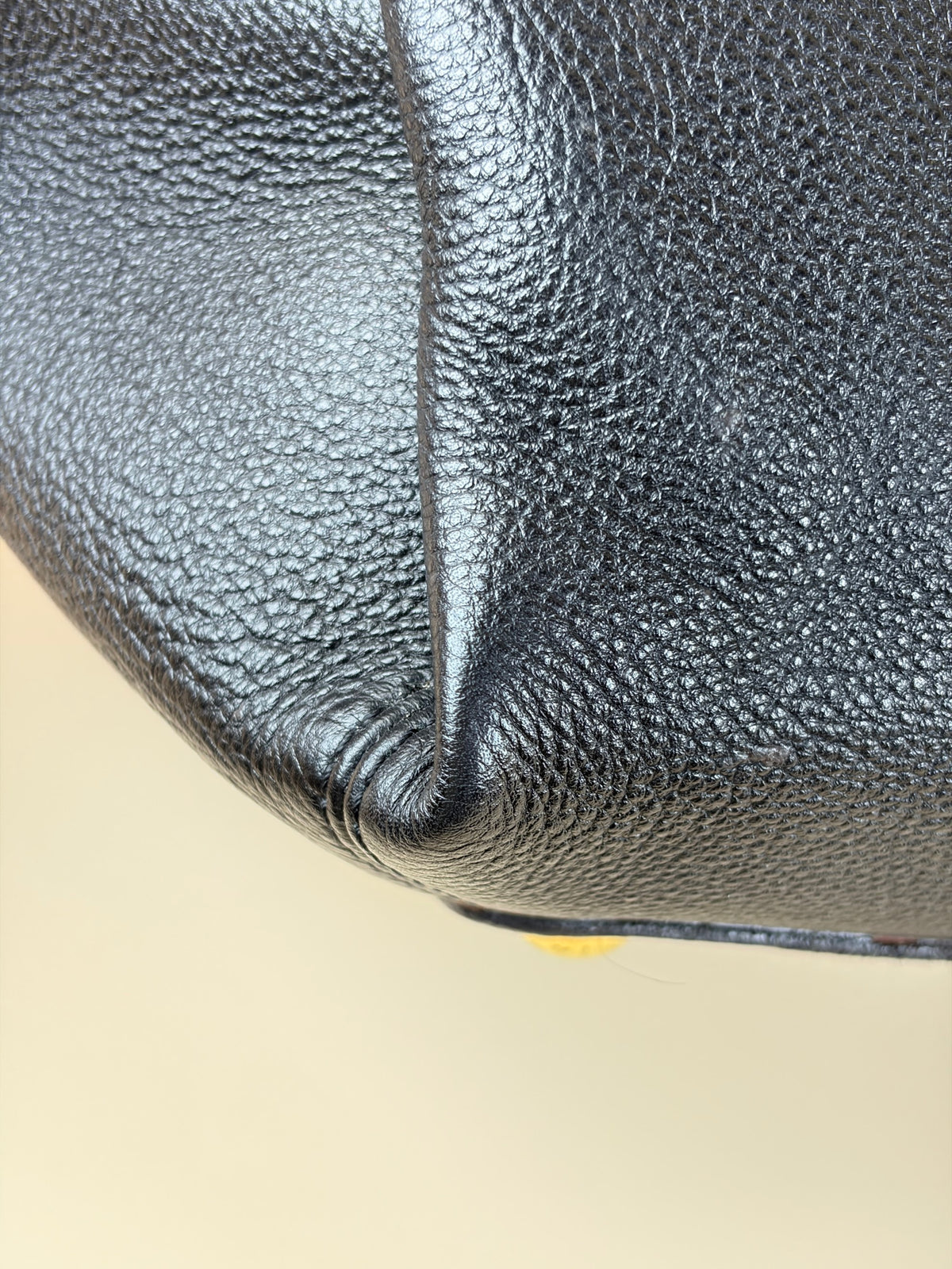 Louis vuitton black leather babylone mm bag