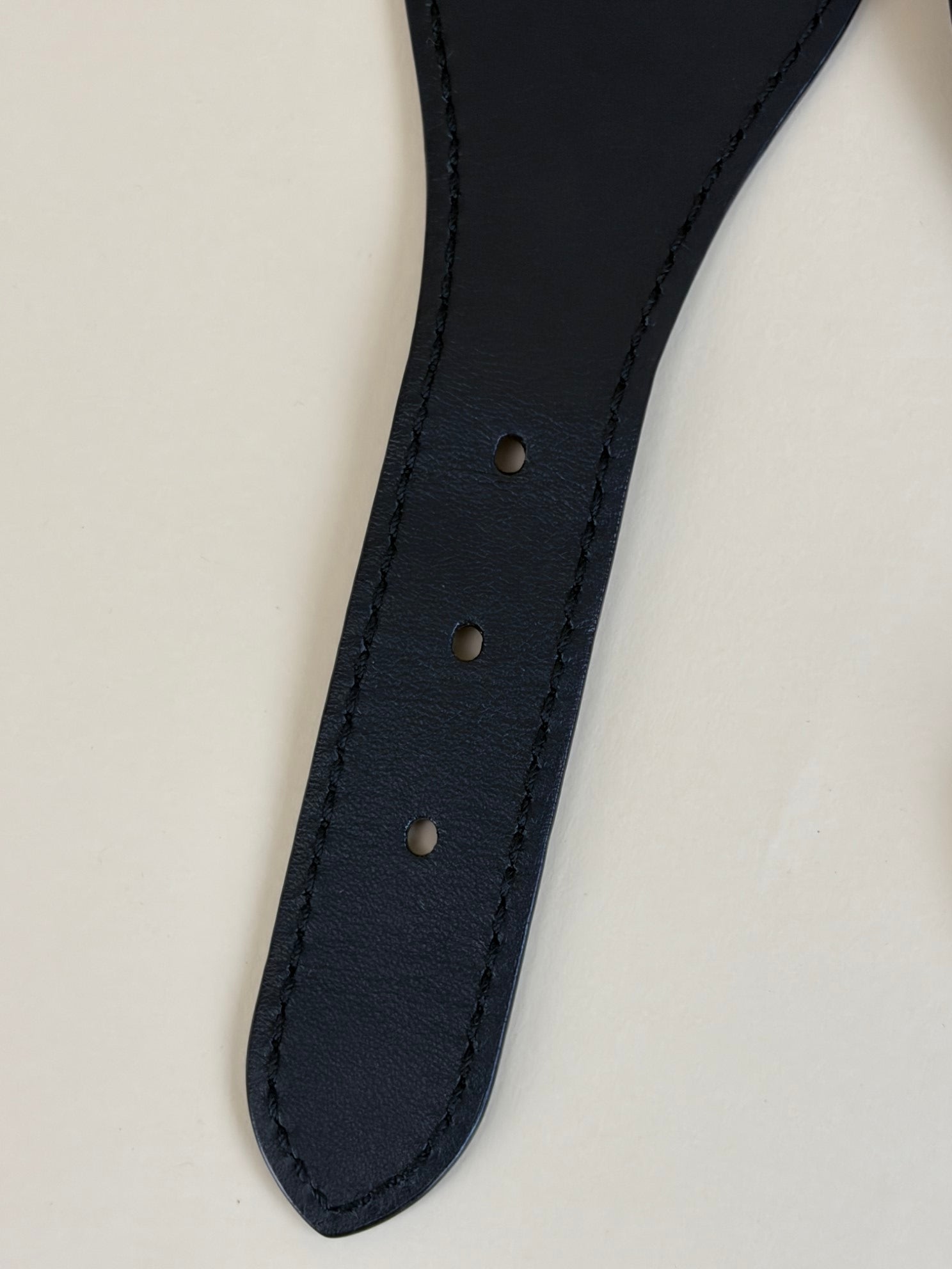 Christian Dior Bicolor Embossed Belt