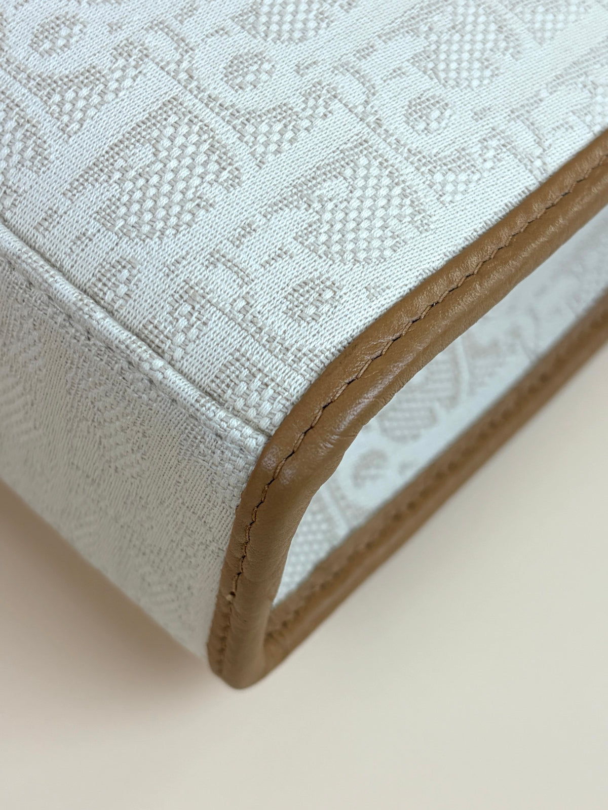 Dior beige oblique 30 Montaigne dea pouch clutch
