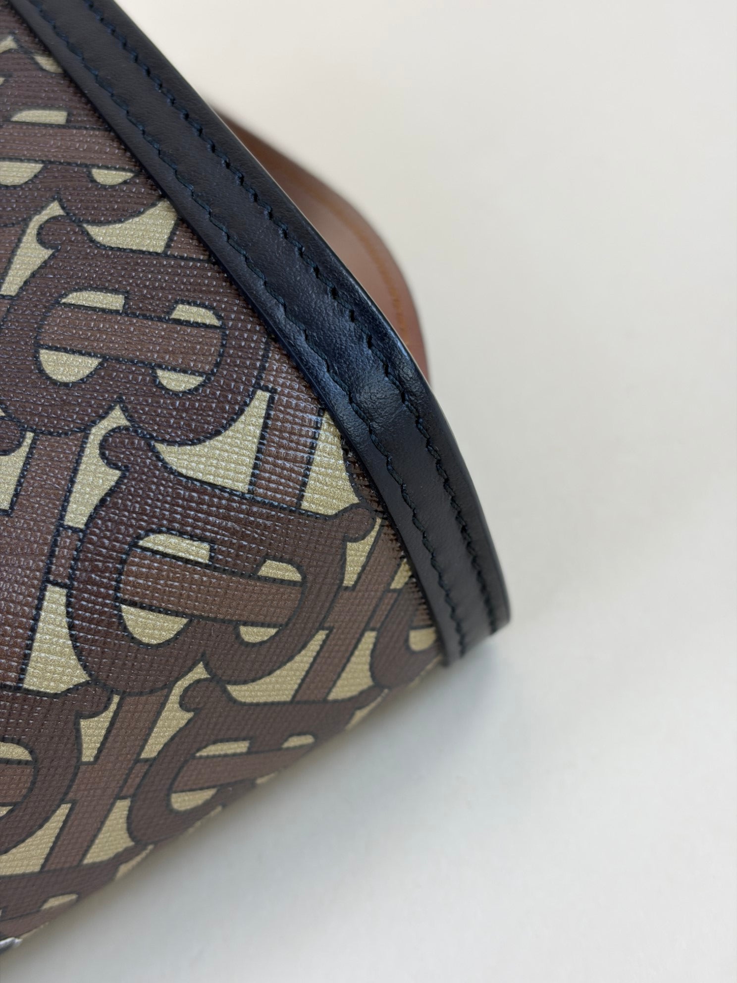 Burberry Bridle Striped TB Medium Crossbody Bag