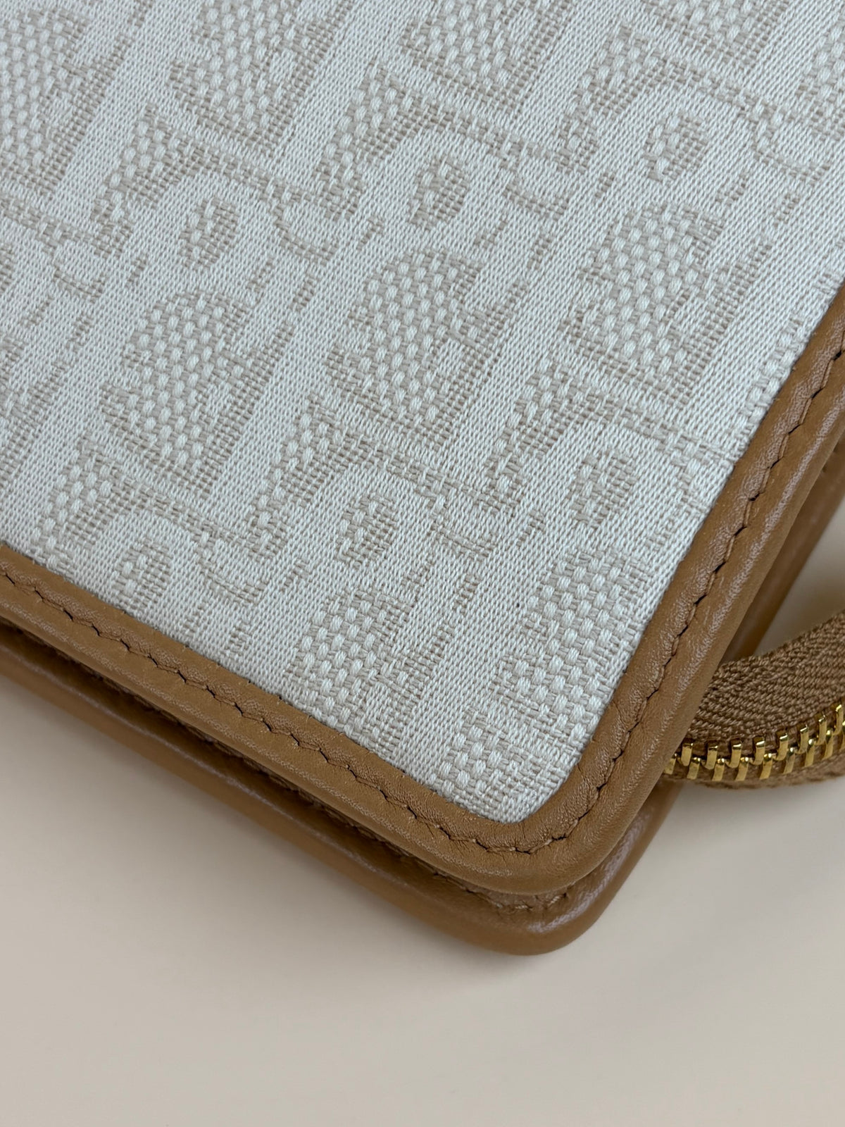 Dior beige oblique 30 Montaigne dea pouch clutch