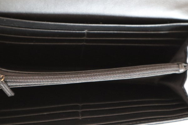 Gucci Black GG Marmont Flap Long Continental Wallet-wallet-Gucci-The Closet Egypt