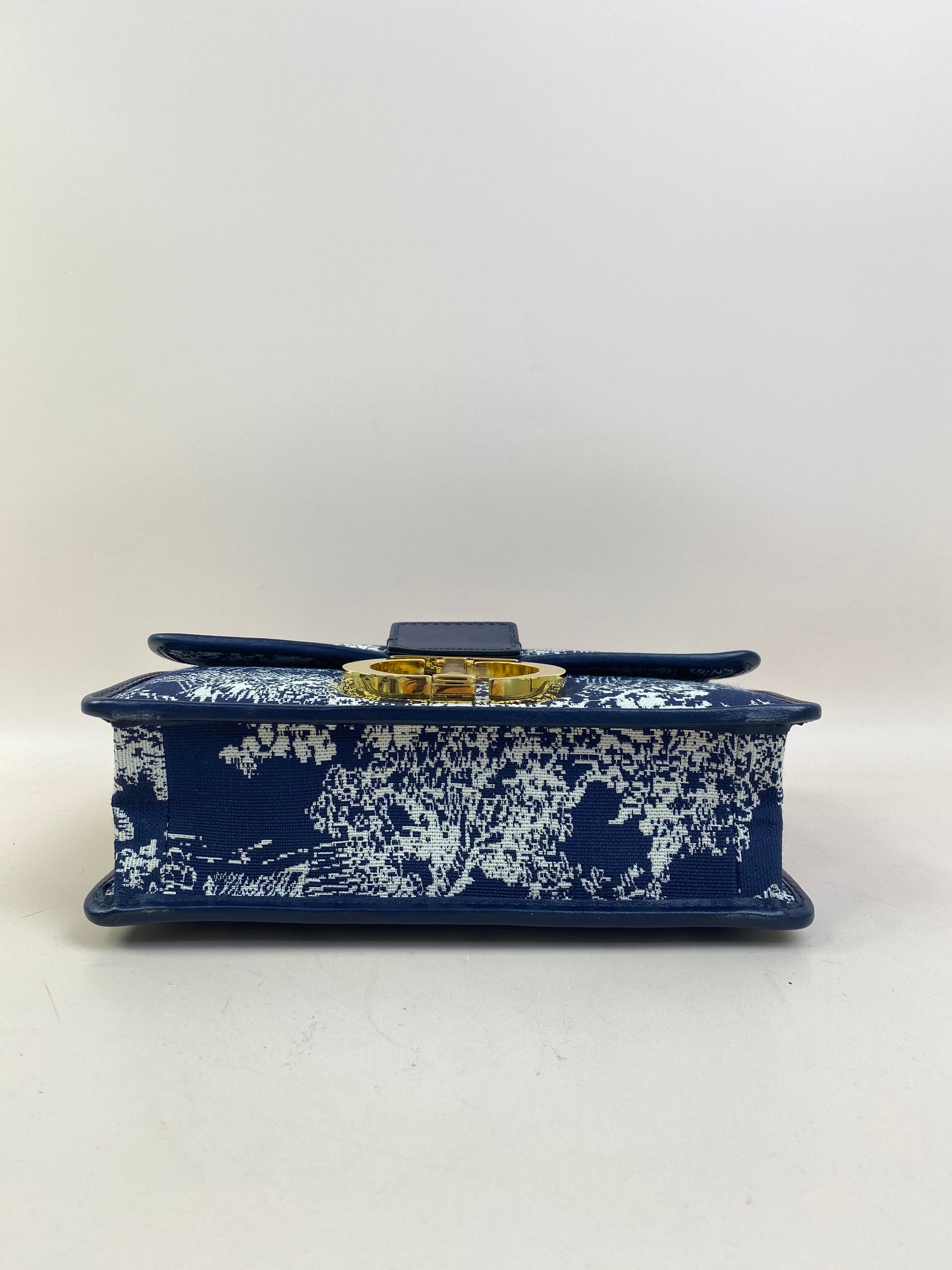 Christian Dior Navy Montaigne 30 CD Bag