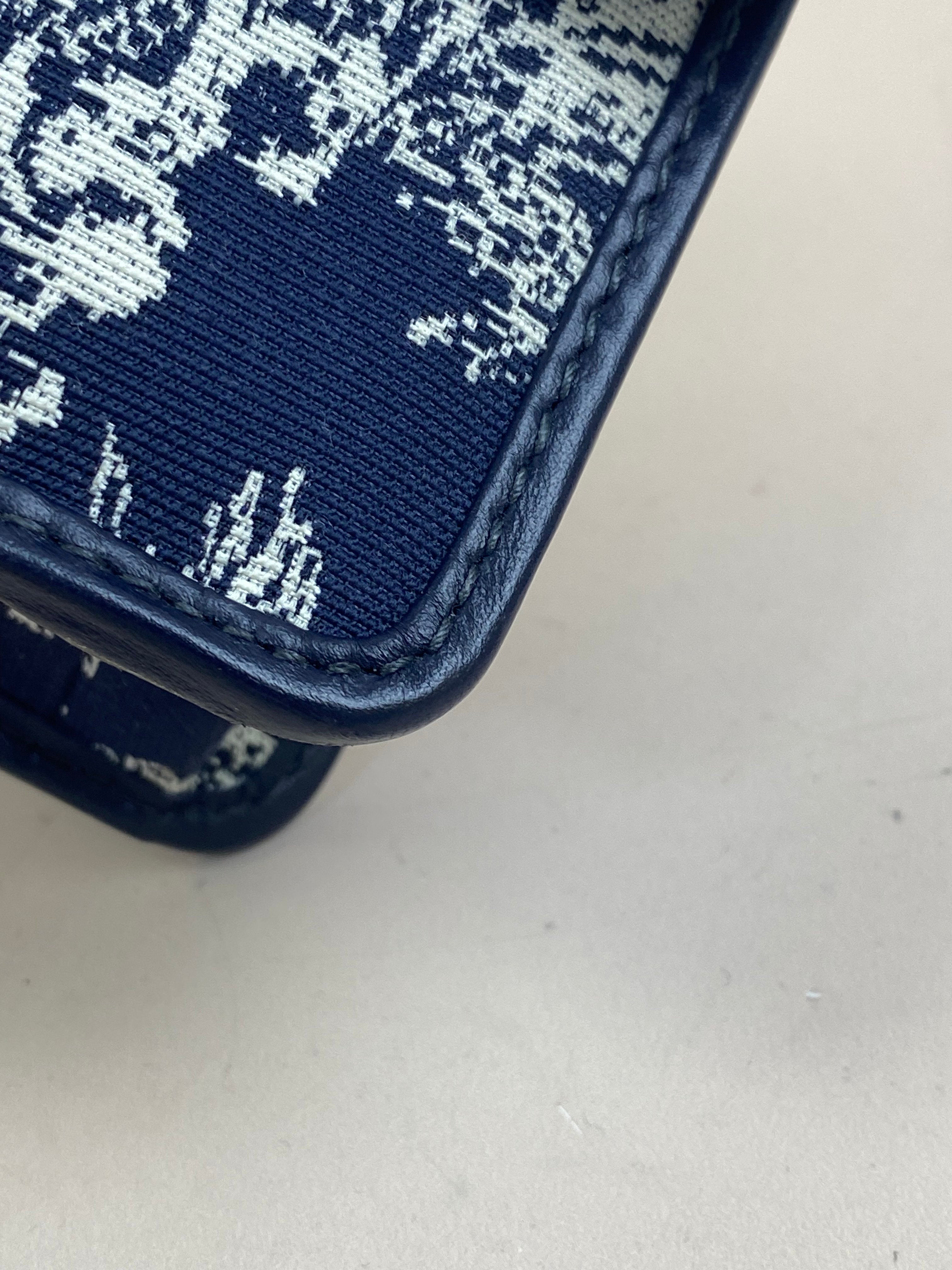 Christian Dior Navy Montaigne 30 CD Bag