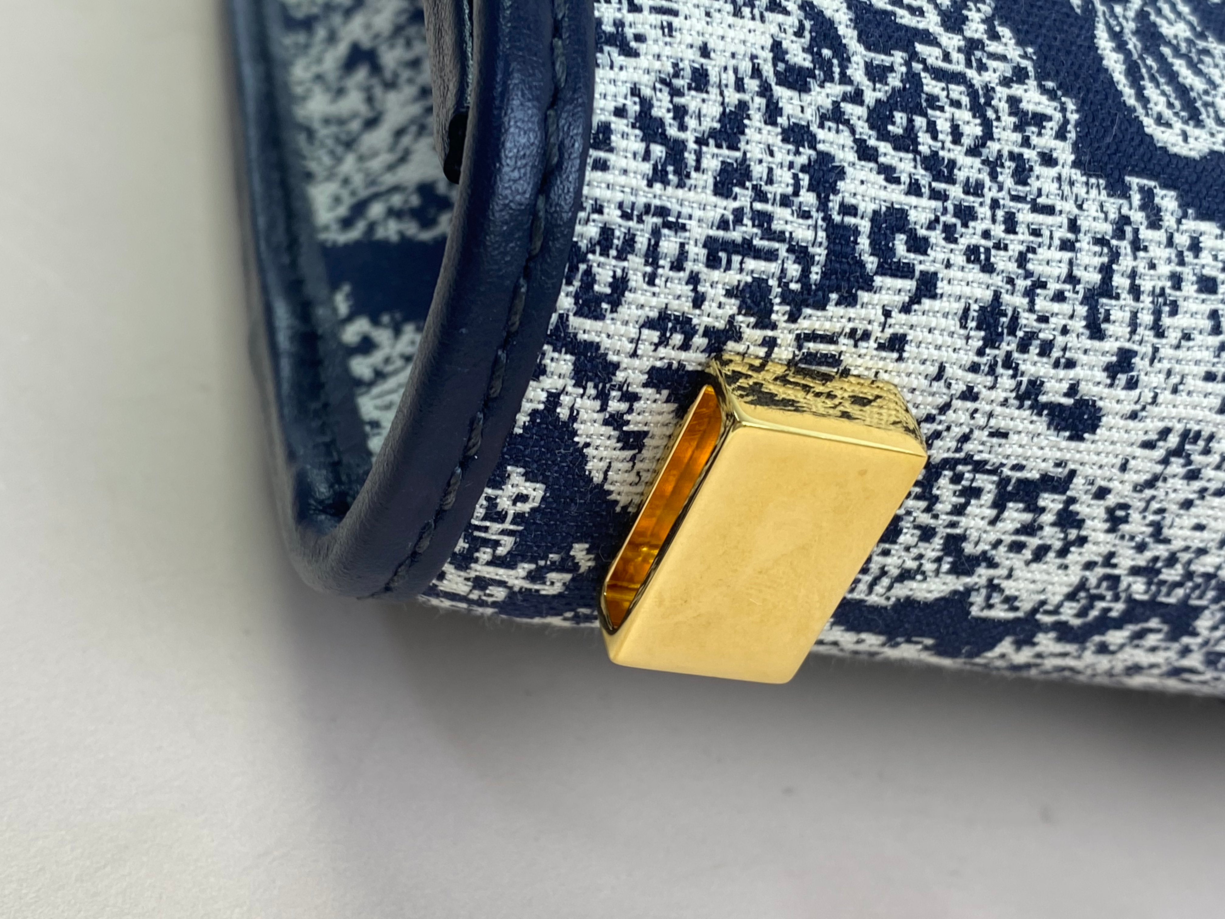 Christian Dior Navy Montaigne 30 CD Bag