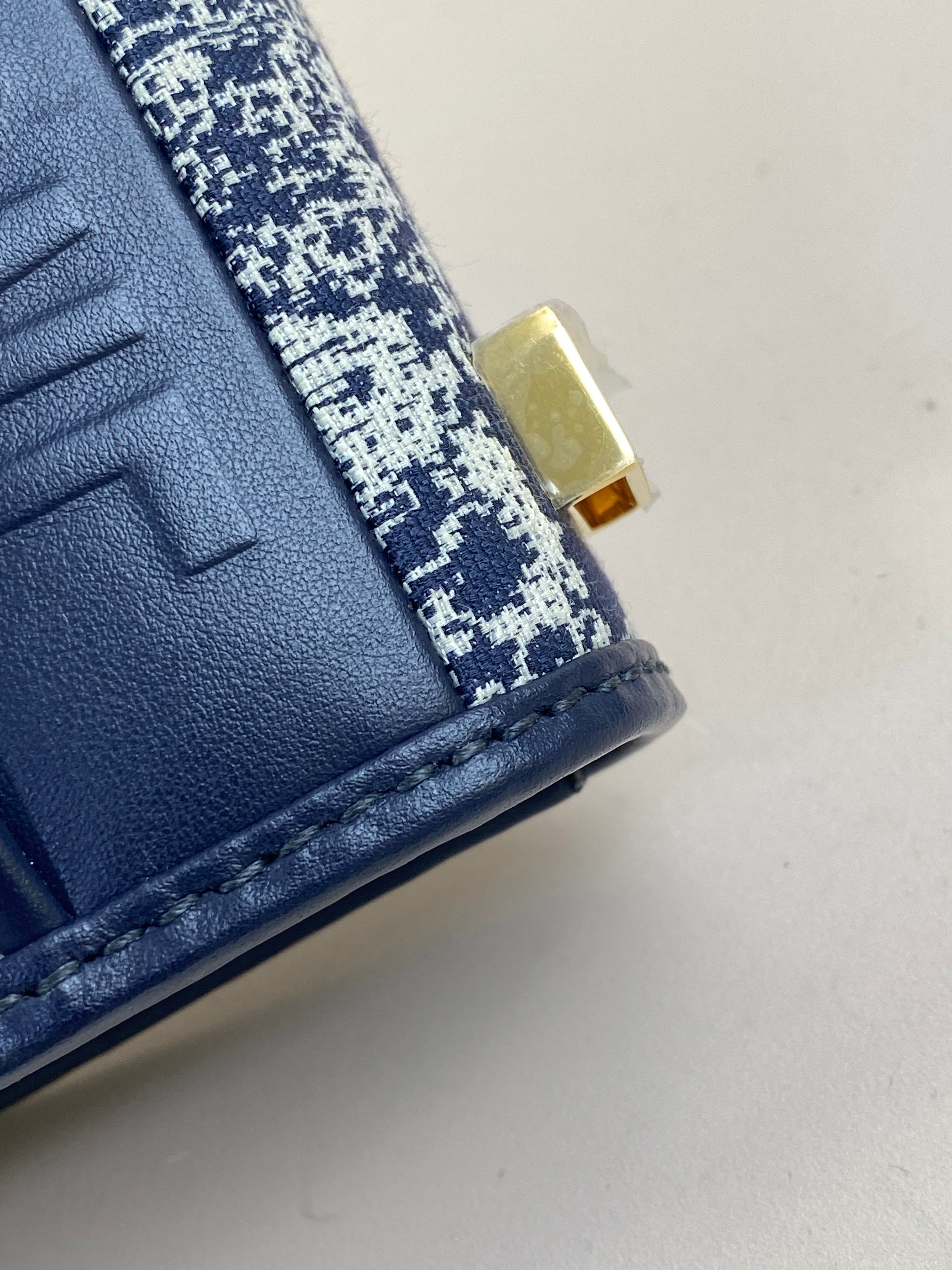 Christian Dior Navy Montaigne 30 CD Bag