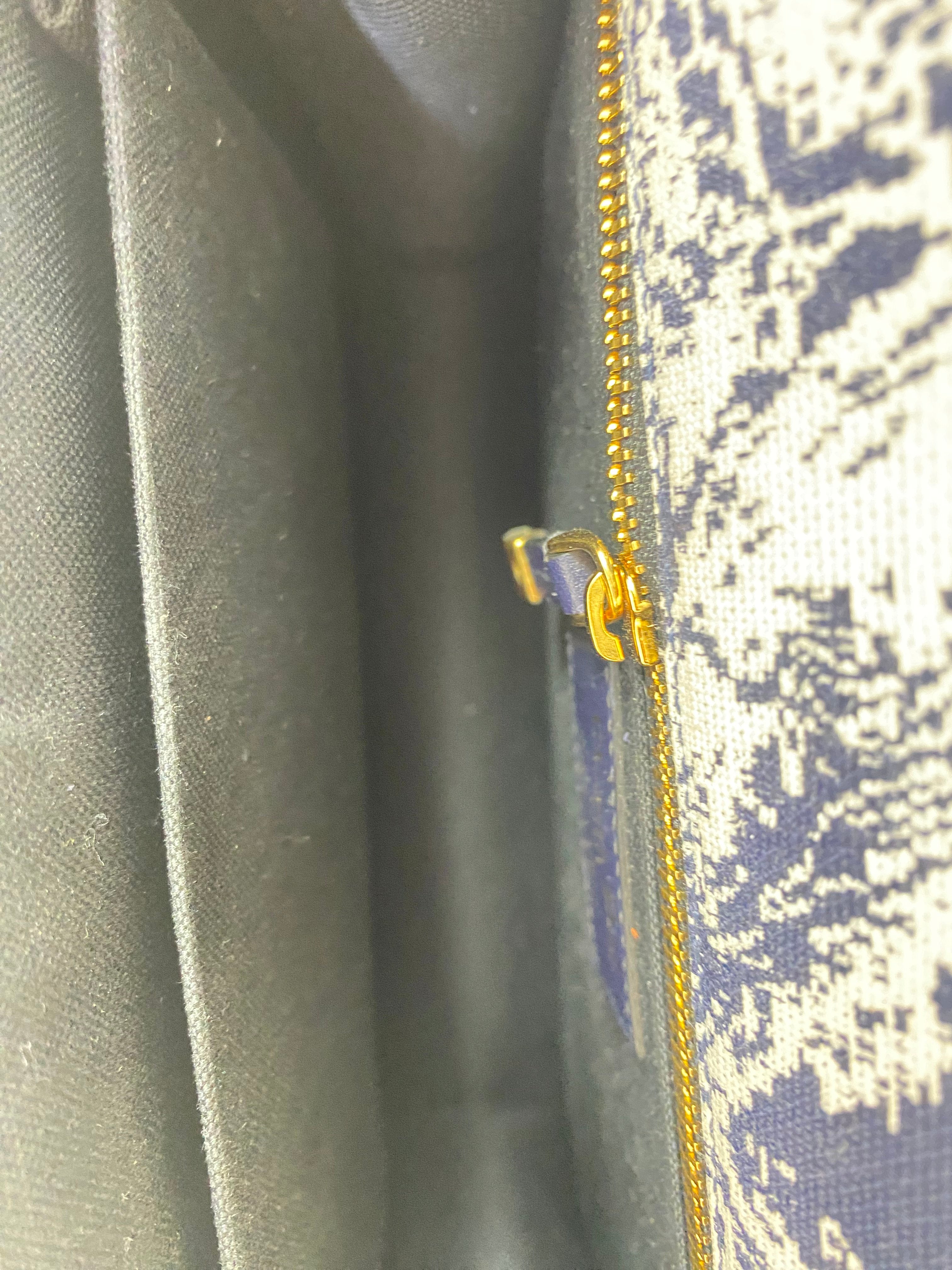 Christian Dior Navy Montaigne 30 CD Bag
