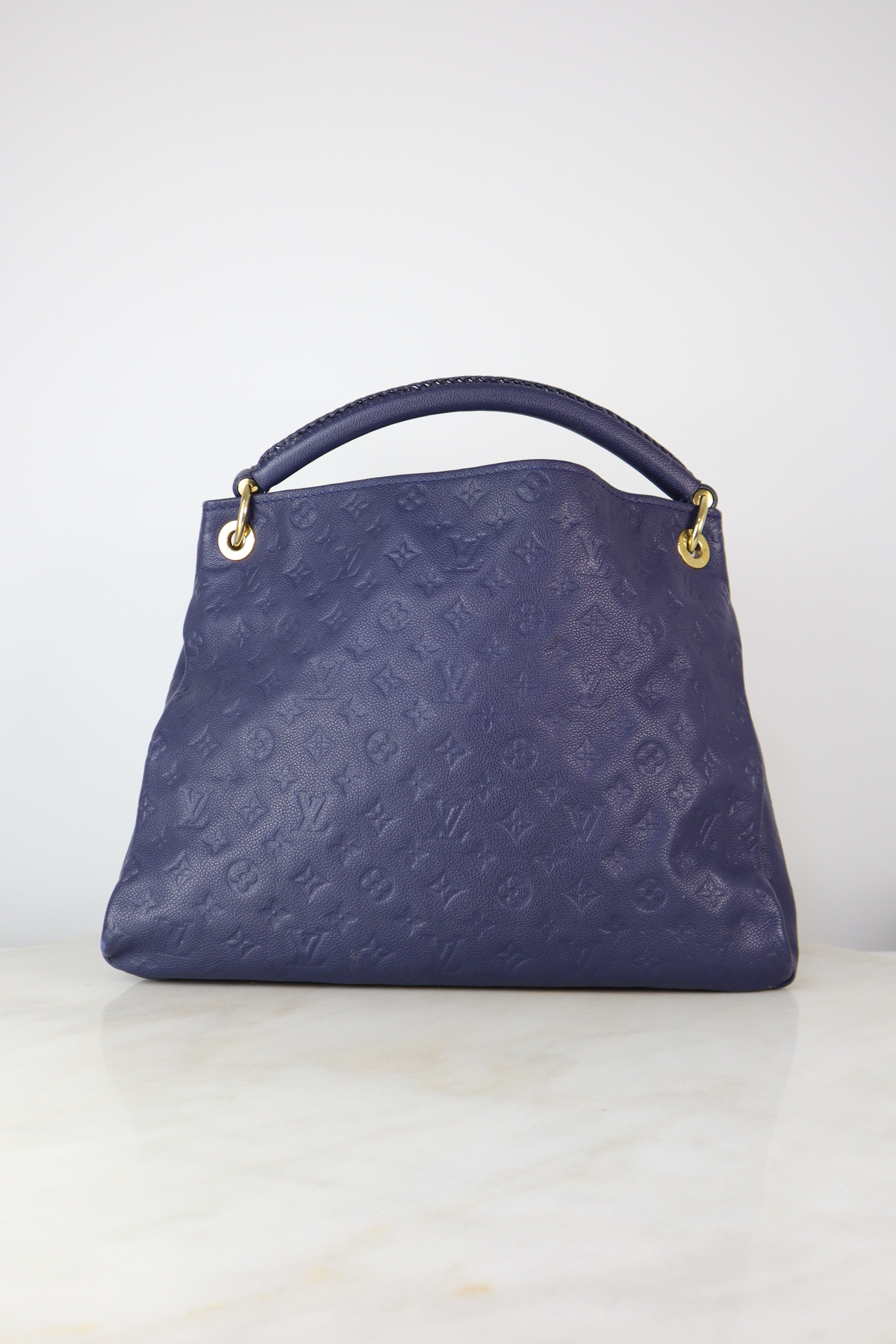 Louis Vuitton Navy Marine Monogram Empreinte Artsy MM Bag
