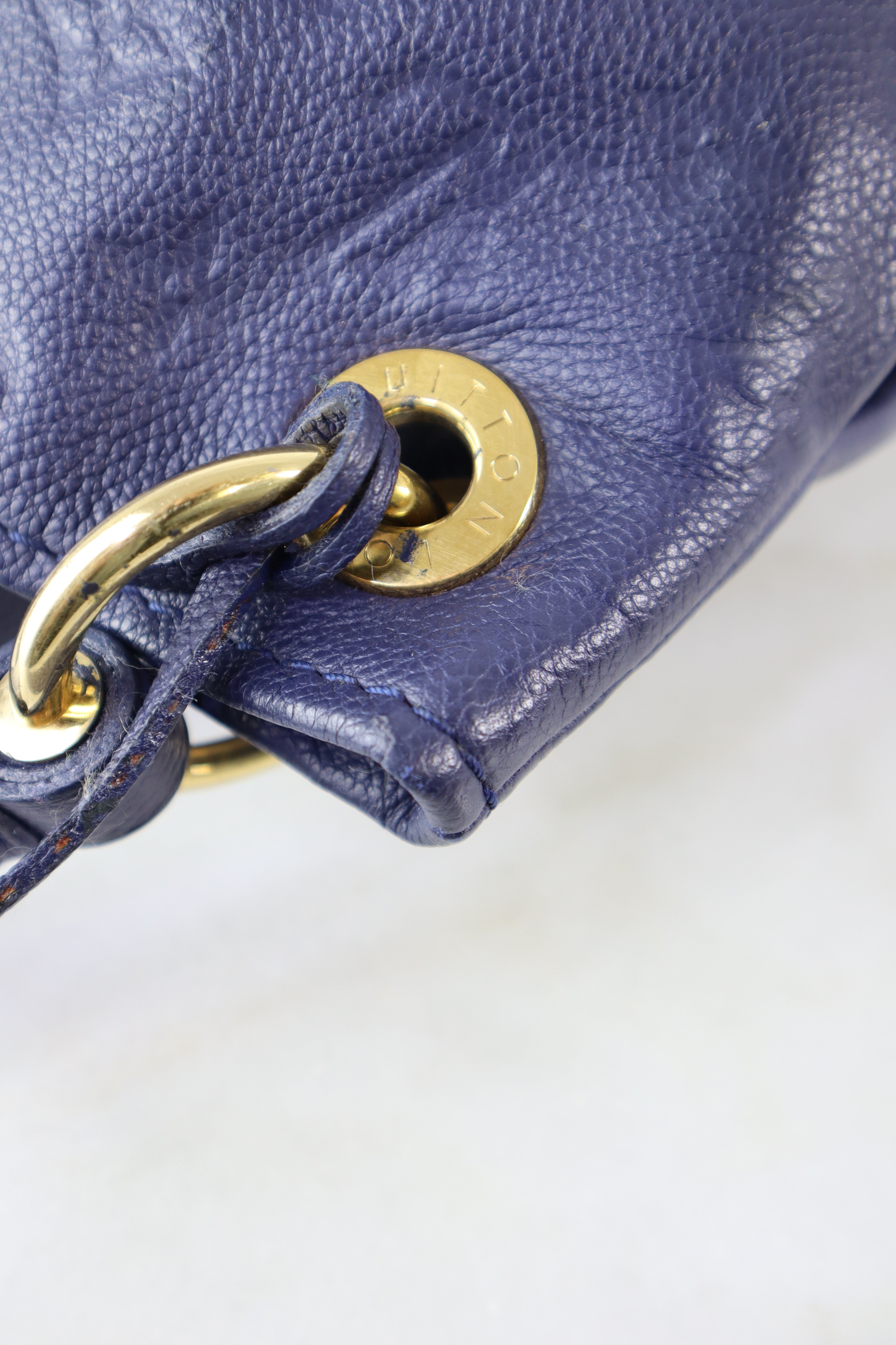 Louis Vuitton Navy Marine Monogram Empreinte Artsy MM Bag