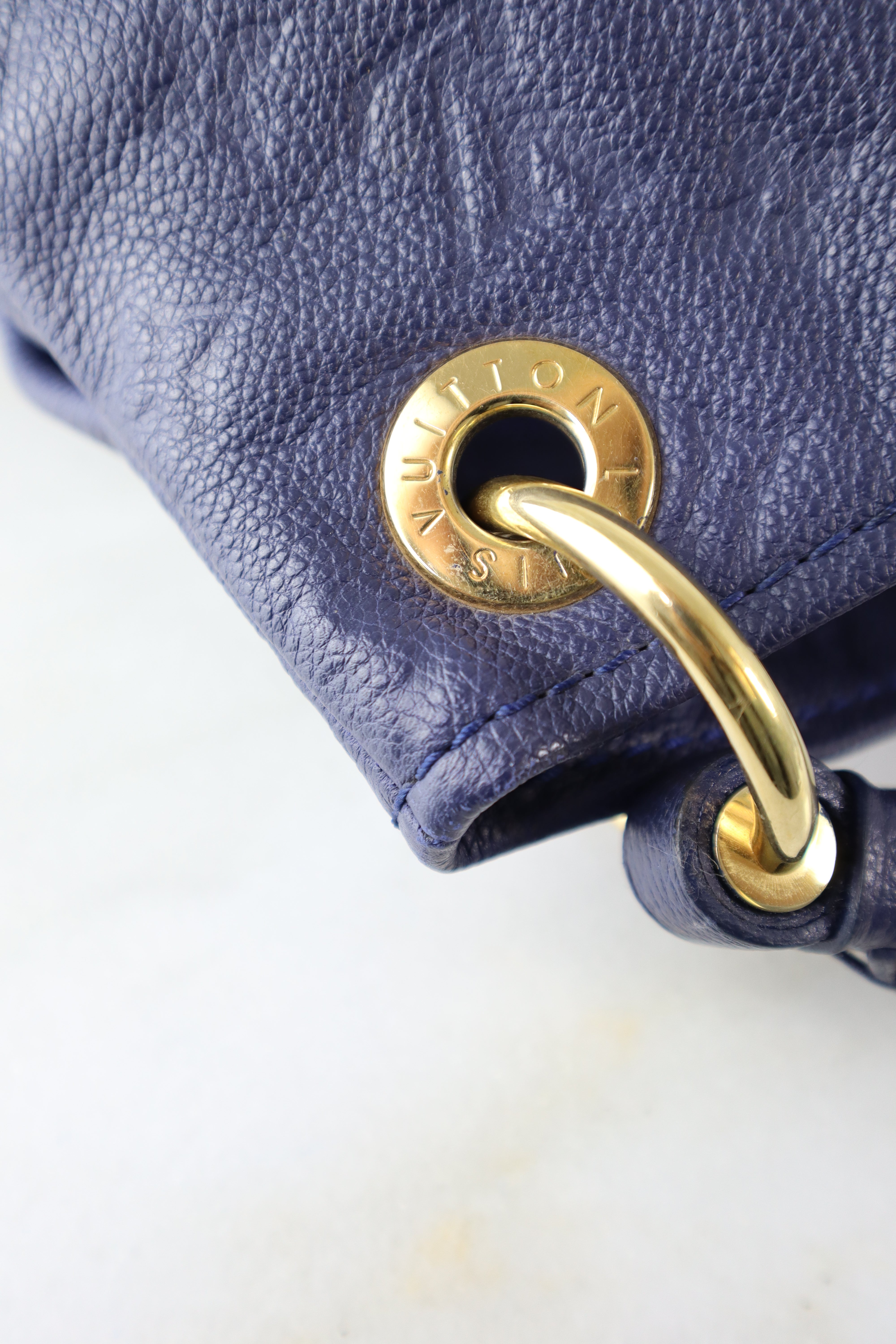Louis Vuitton Navy Marine Monogram Empreinte Artsy MM Bag