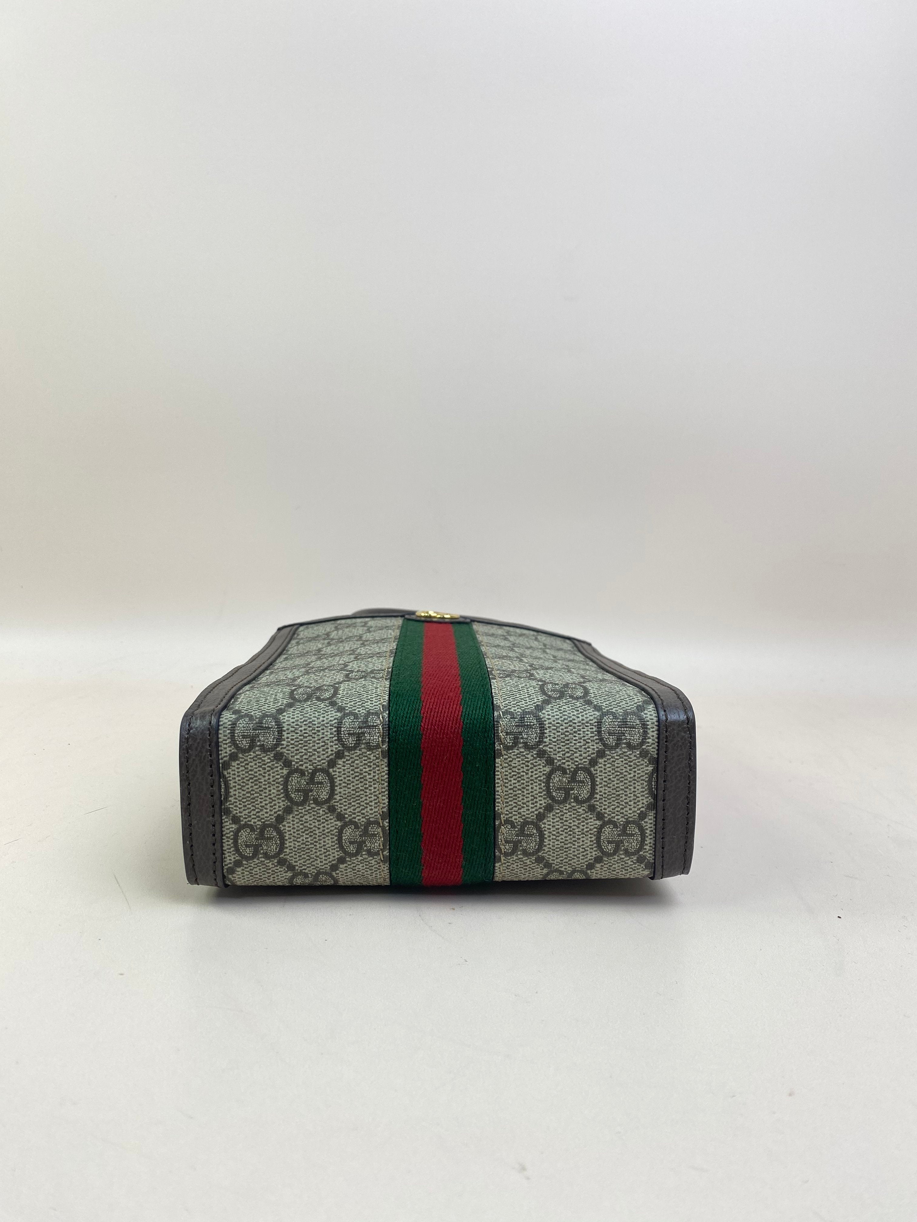 Gucci Bicolor Ophidia GG Supreme Handbag with Strap