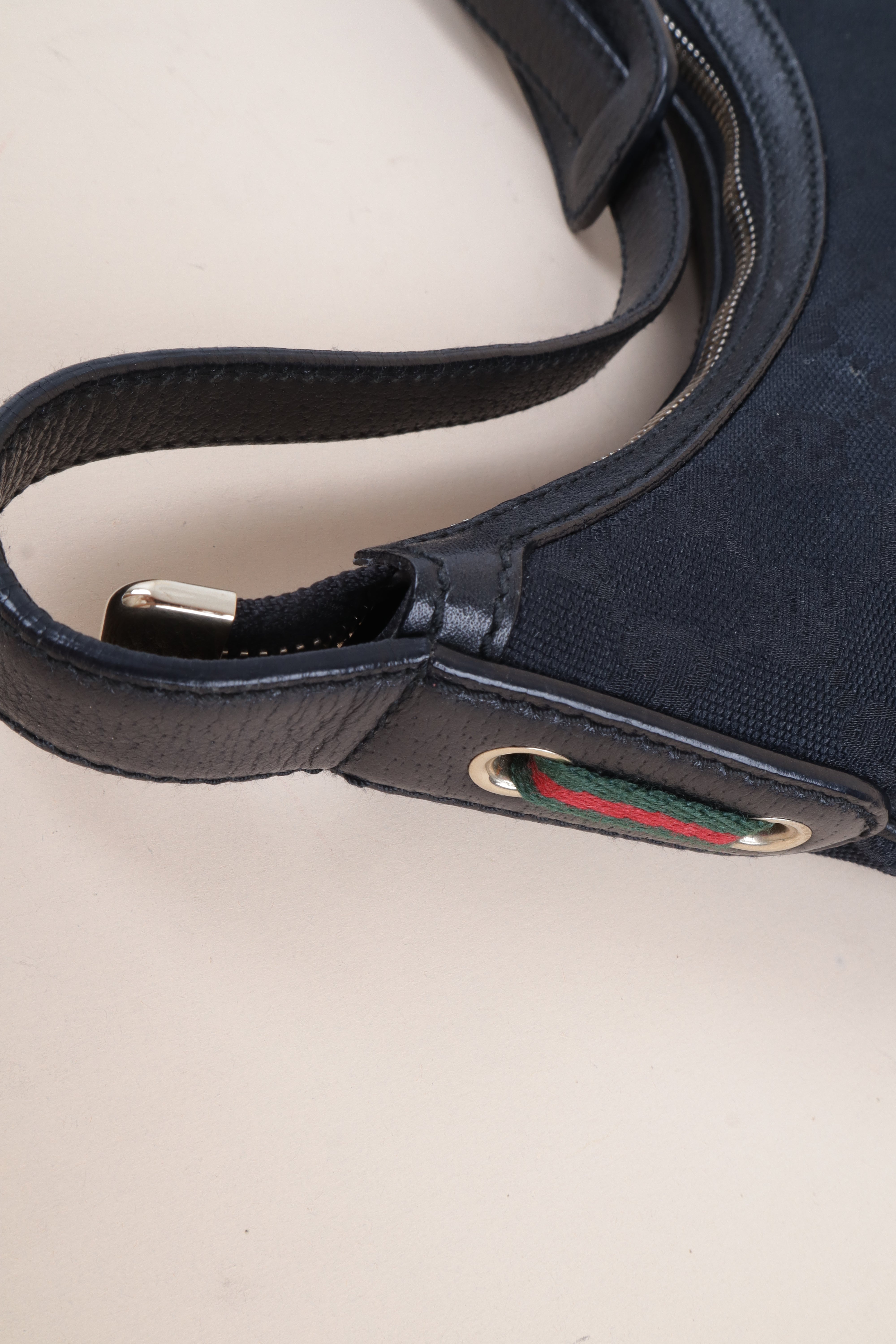 Gucci Black GG Princy Small Hobo Bag