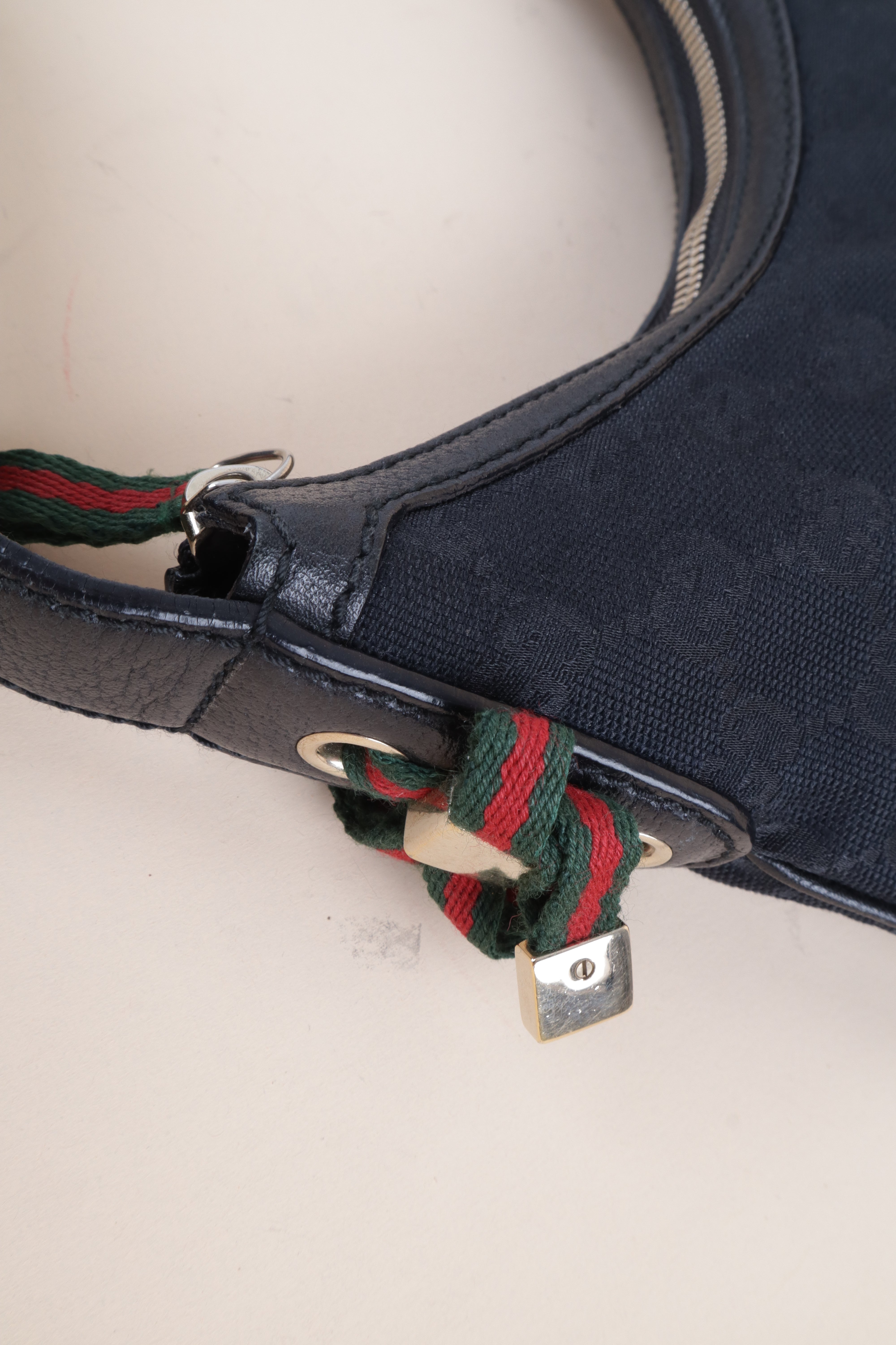Gucci Black GG Princy Small Hobo Bag