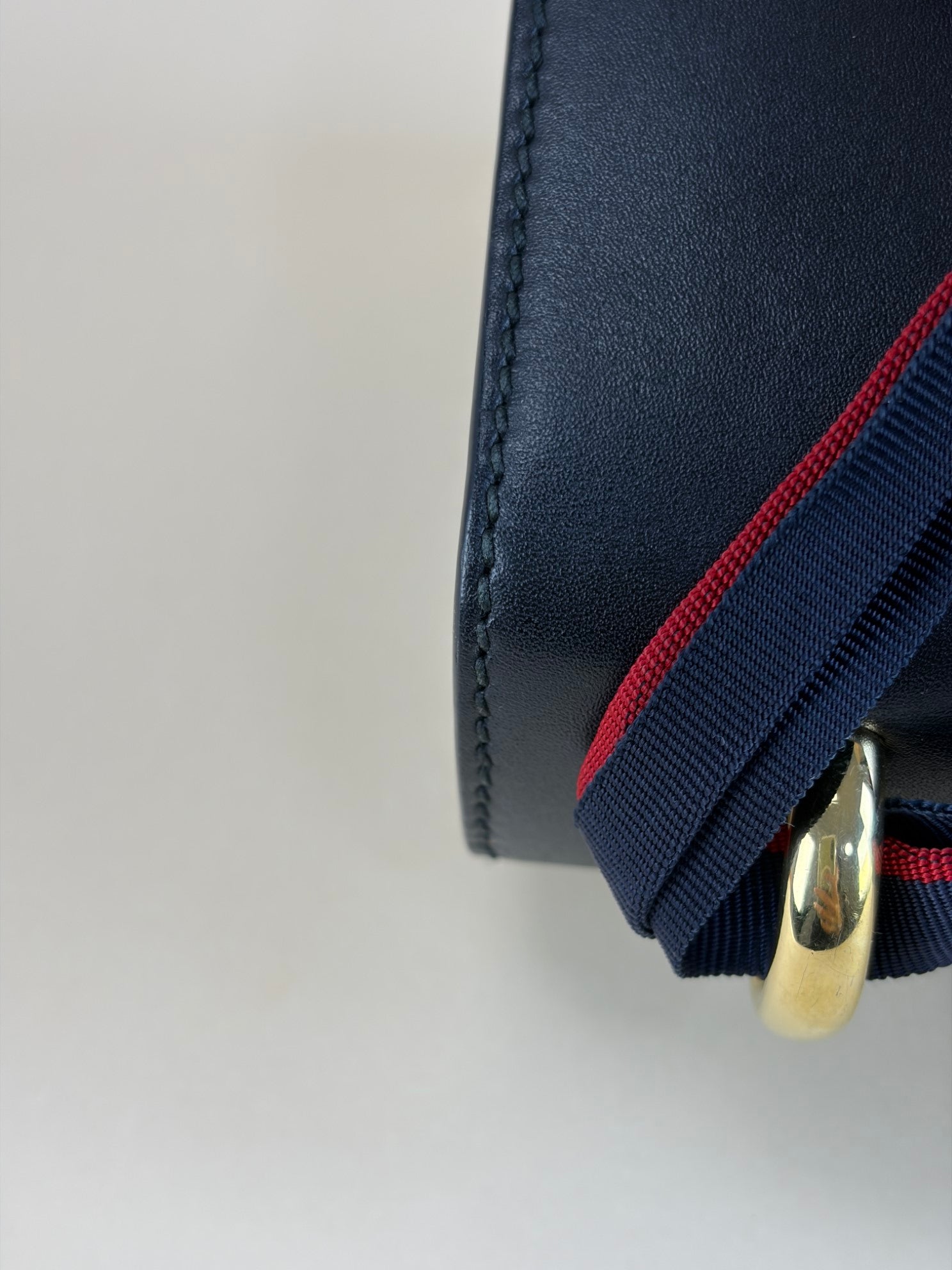 Gucci calfskin small Sylvie black shoulder bag