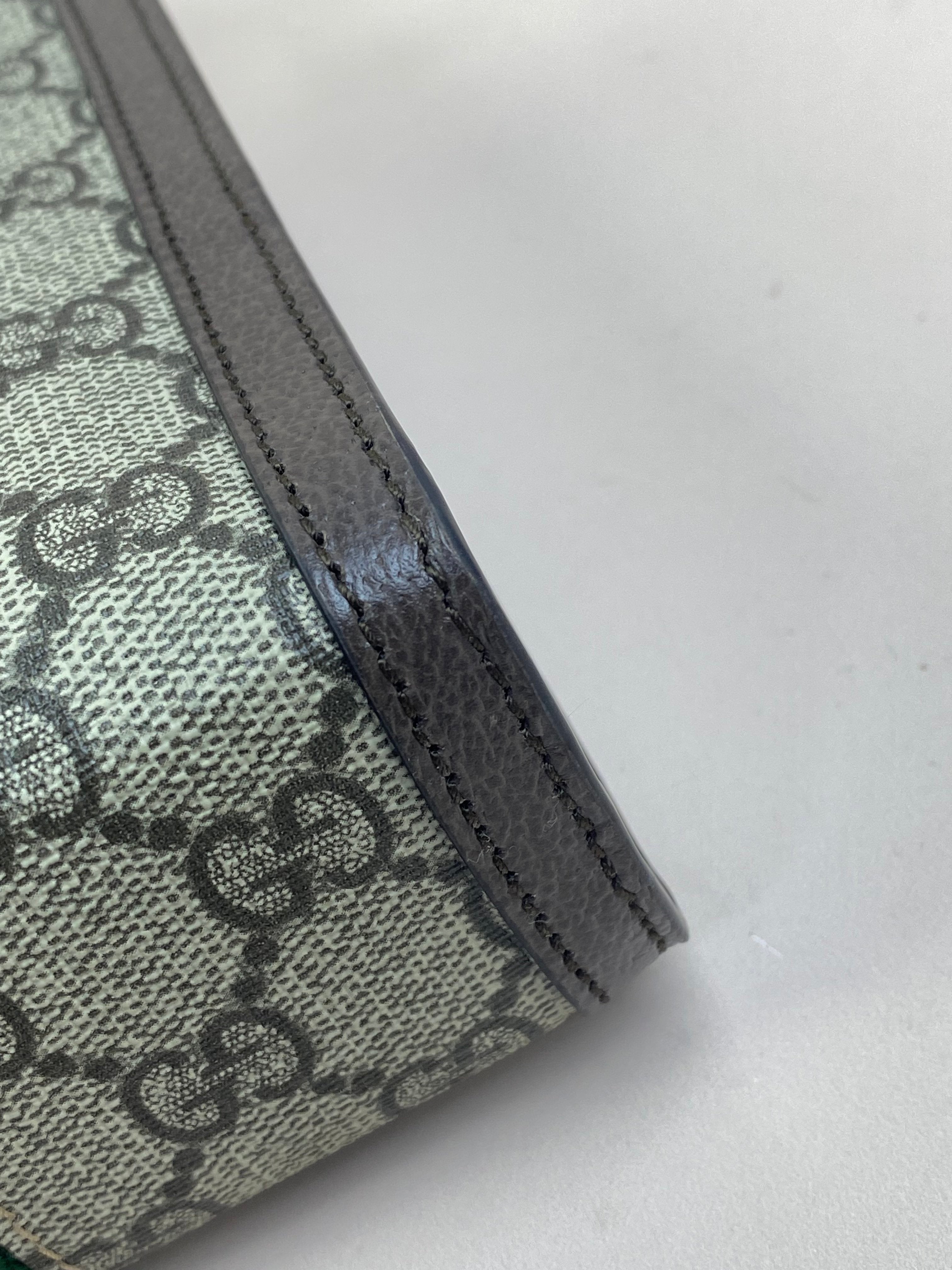 Gucci Bicolor Ophidia GG Supreme Handbag with Strap