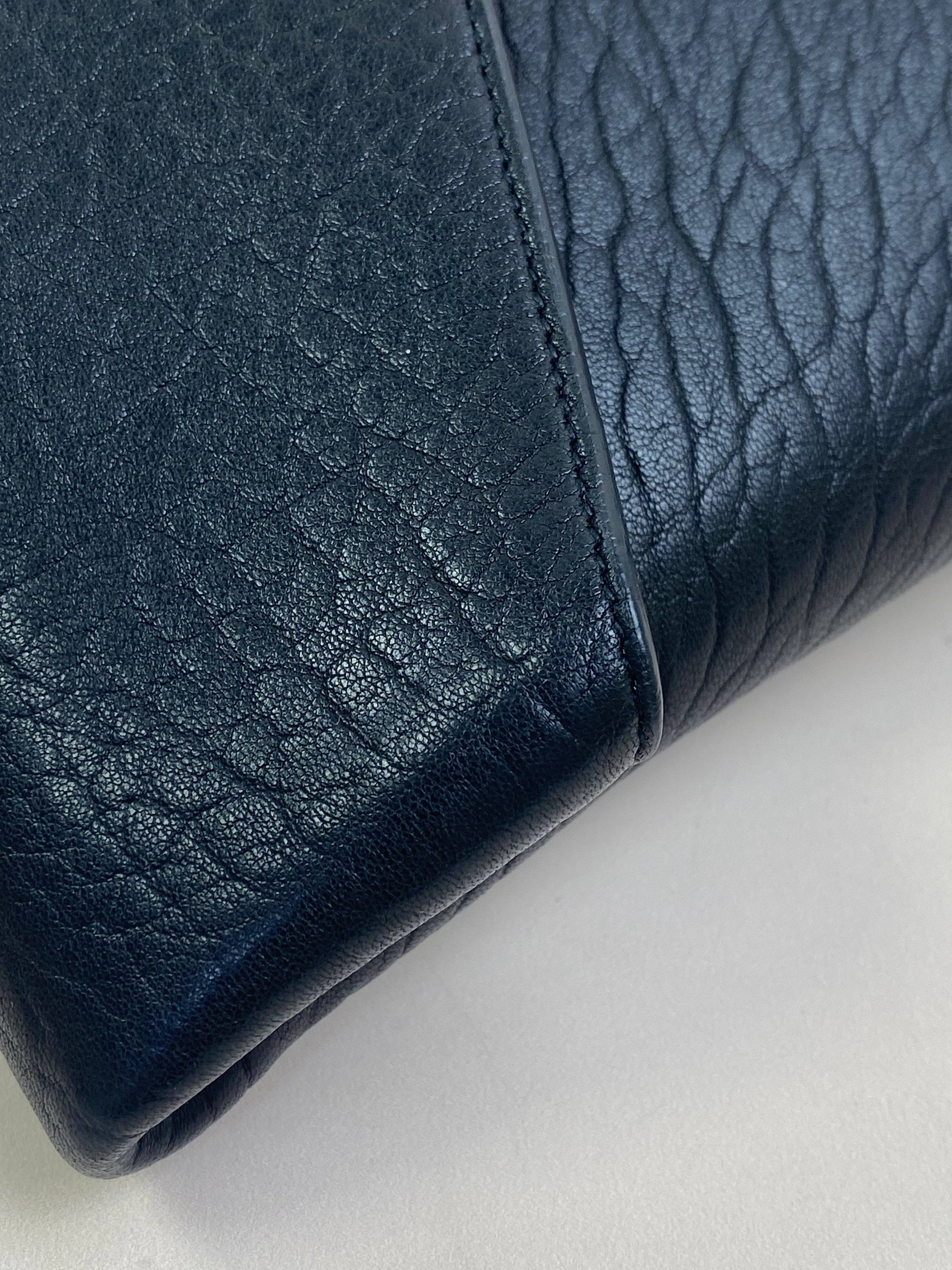 YSL Black Envelope Pouch