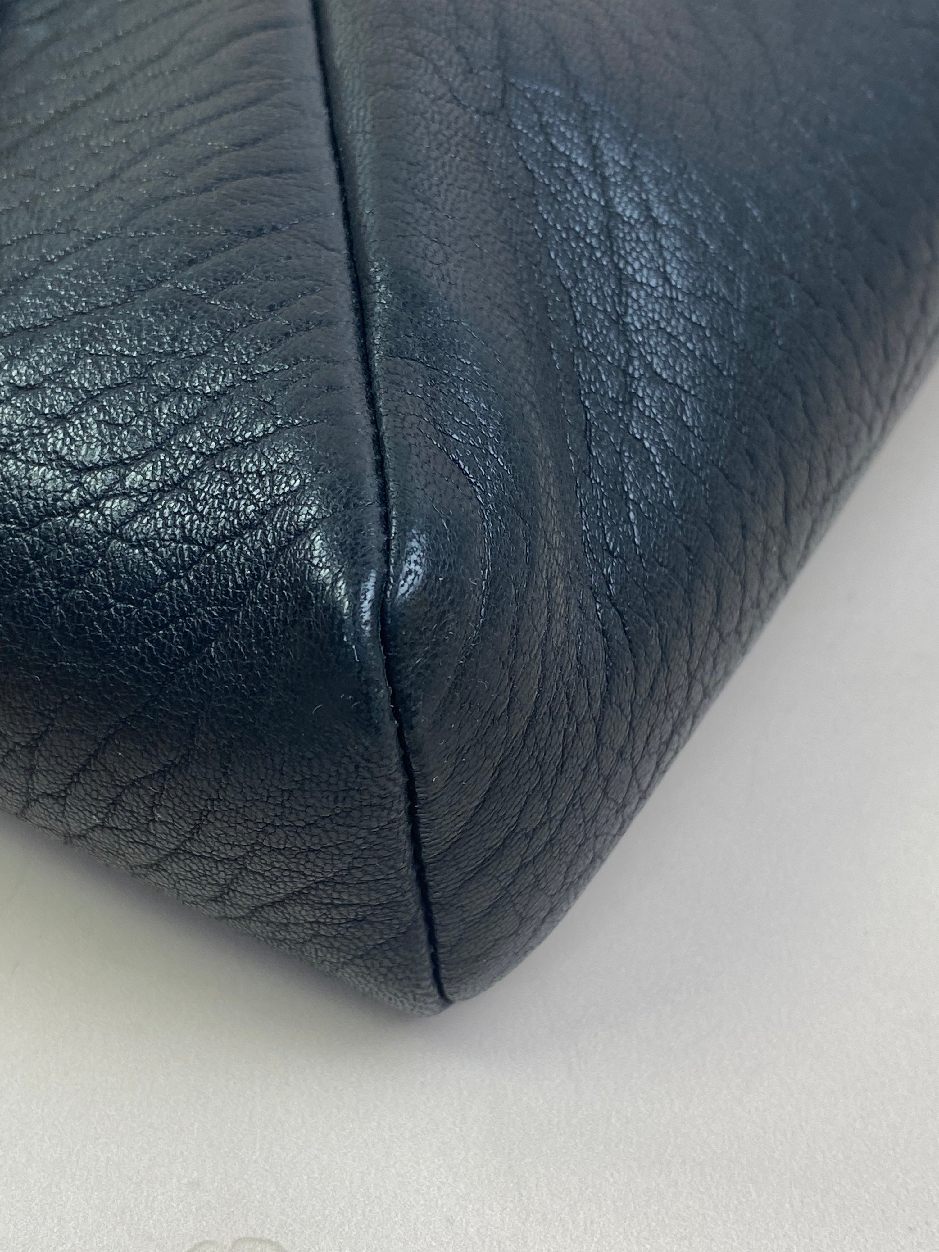 YSL Black Envelope Pouch