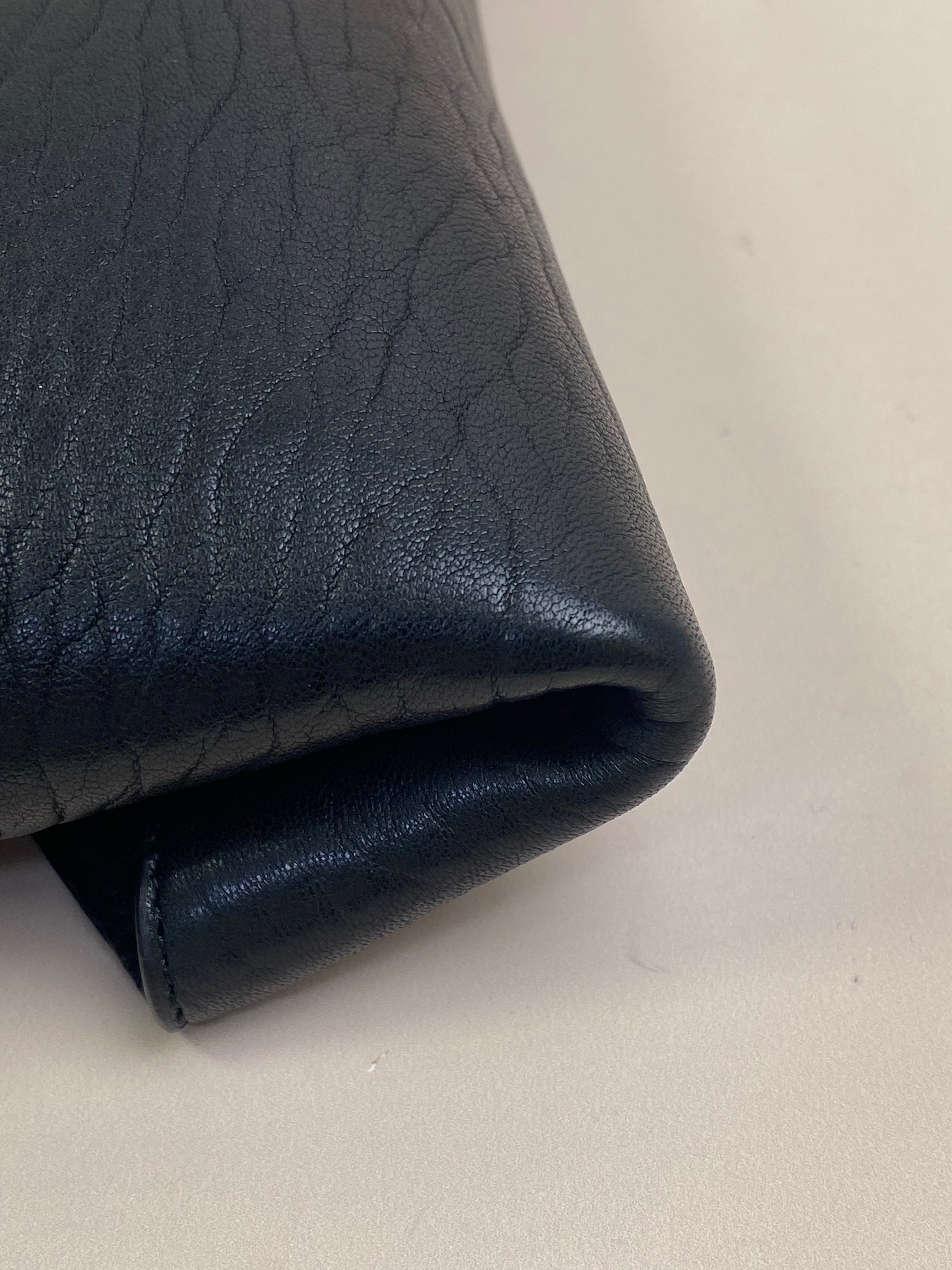 YSL Black Envelope Pouch