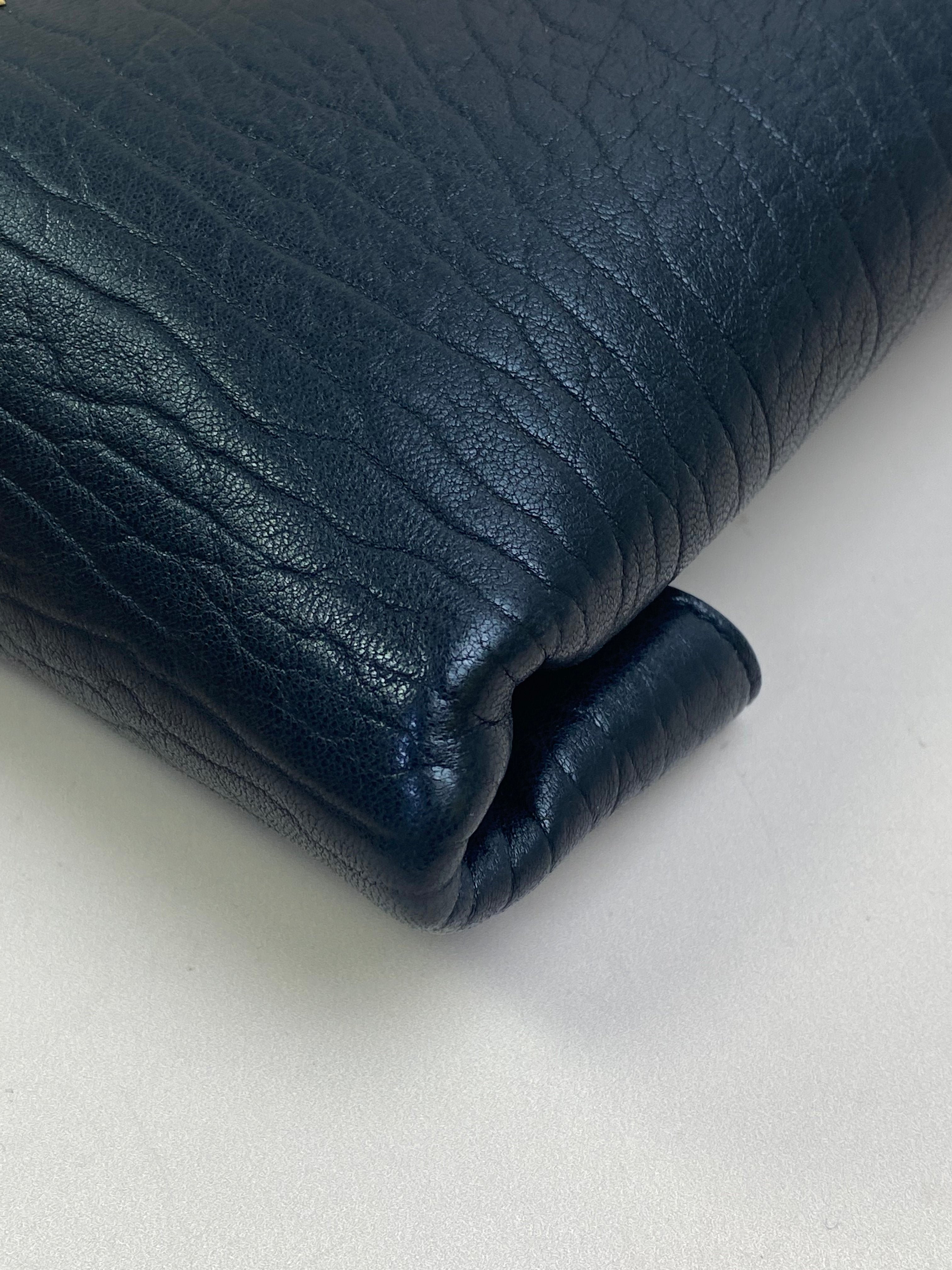 YSL Black Envelope Pouch