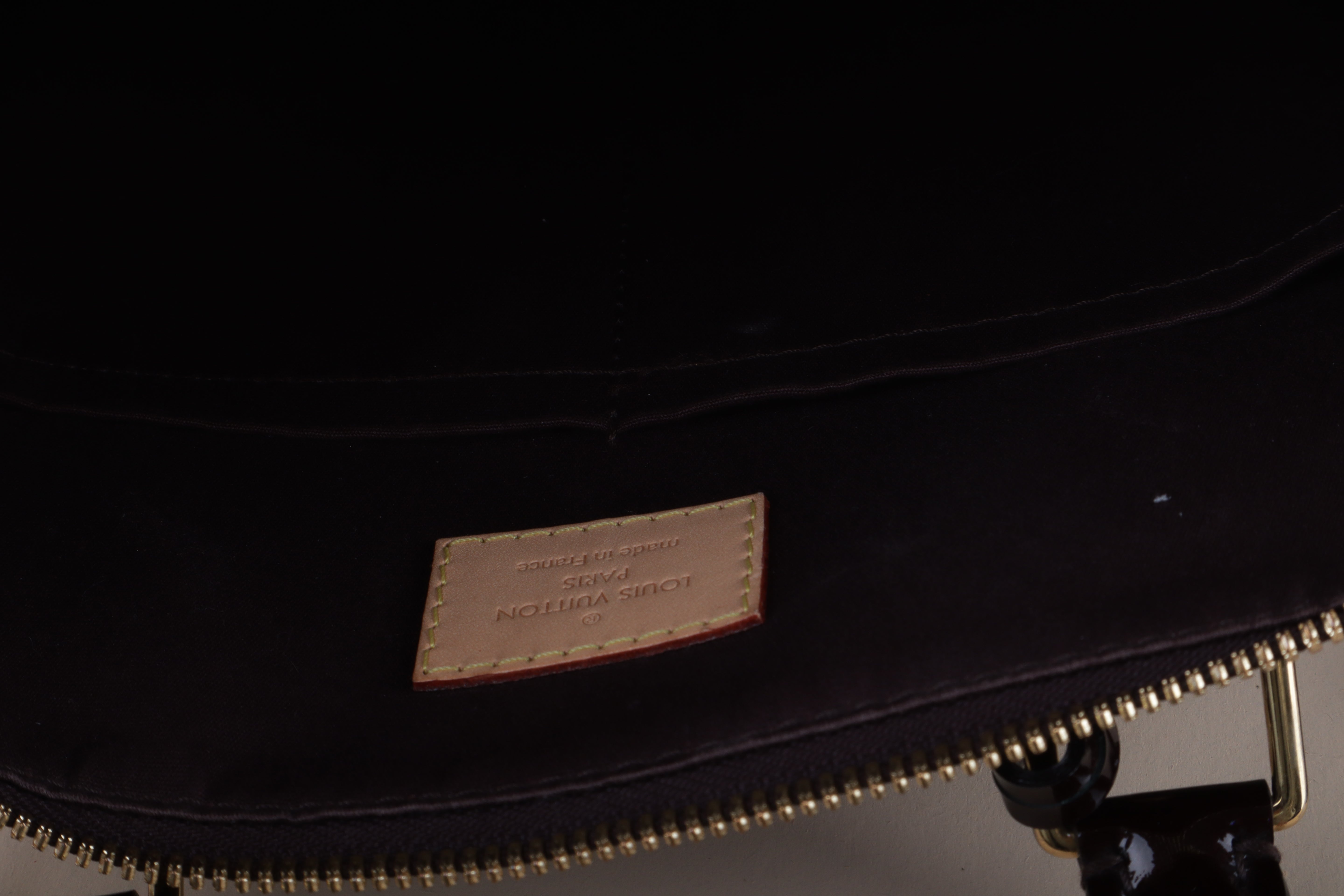 Louis Vuitton Amarante Monogram Vernis Alma PM Bag