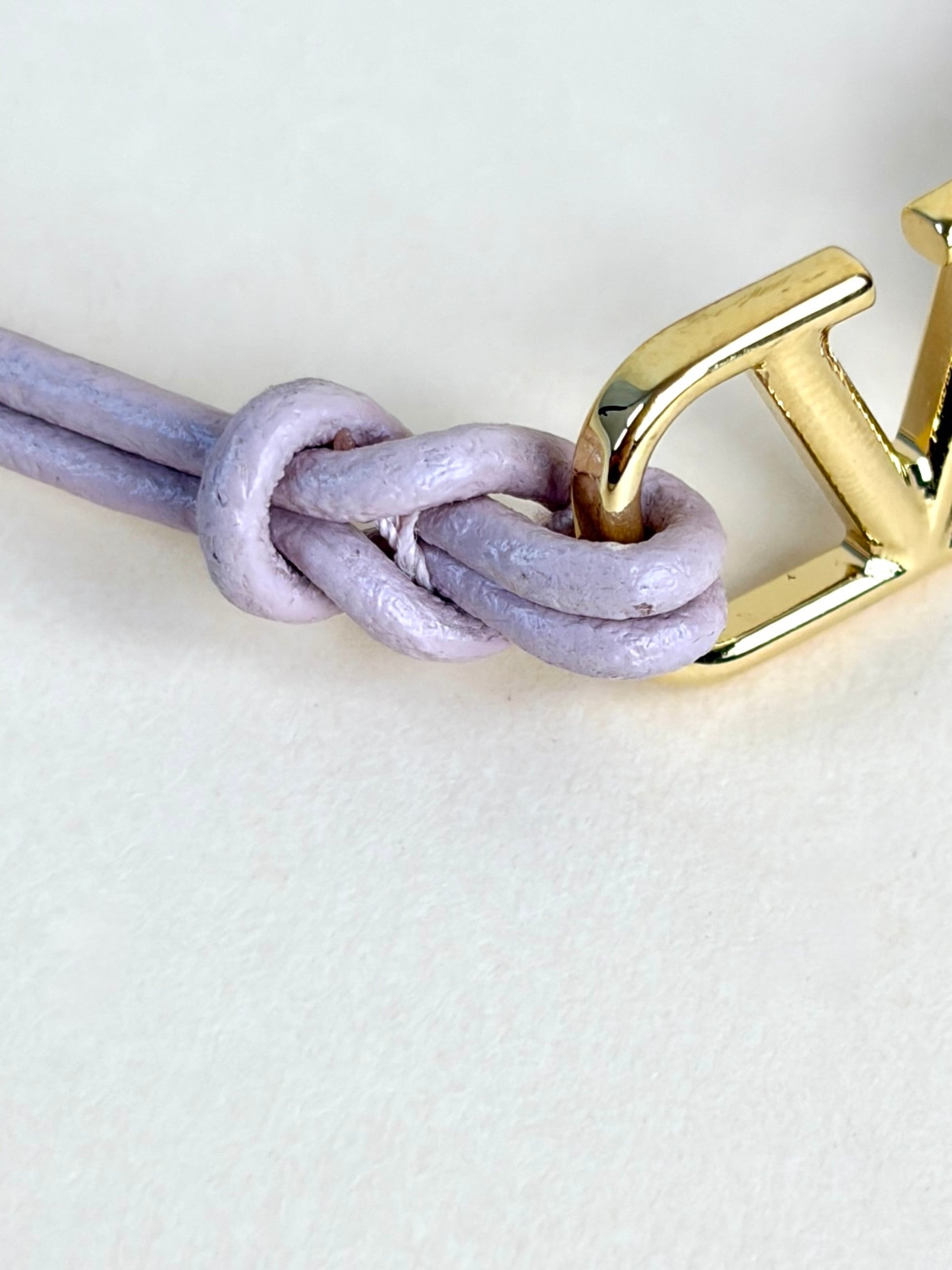 Valentino pink Vlogo signature bracelet gold