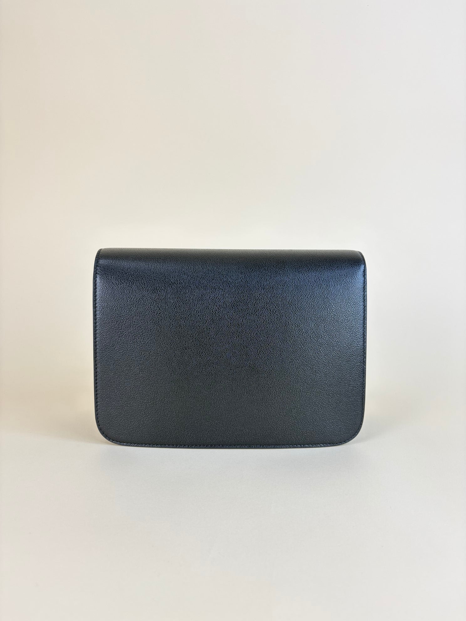 Burberry black calf and house check crossbody