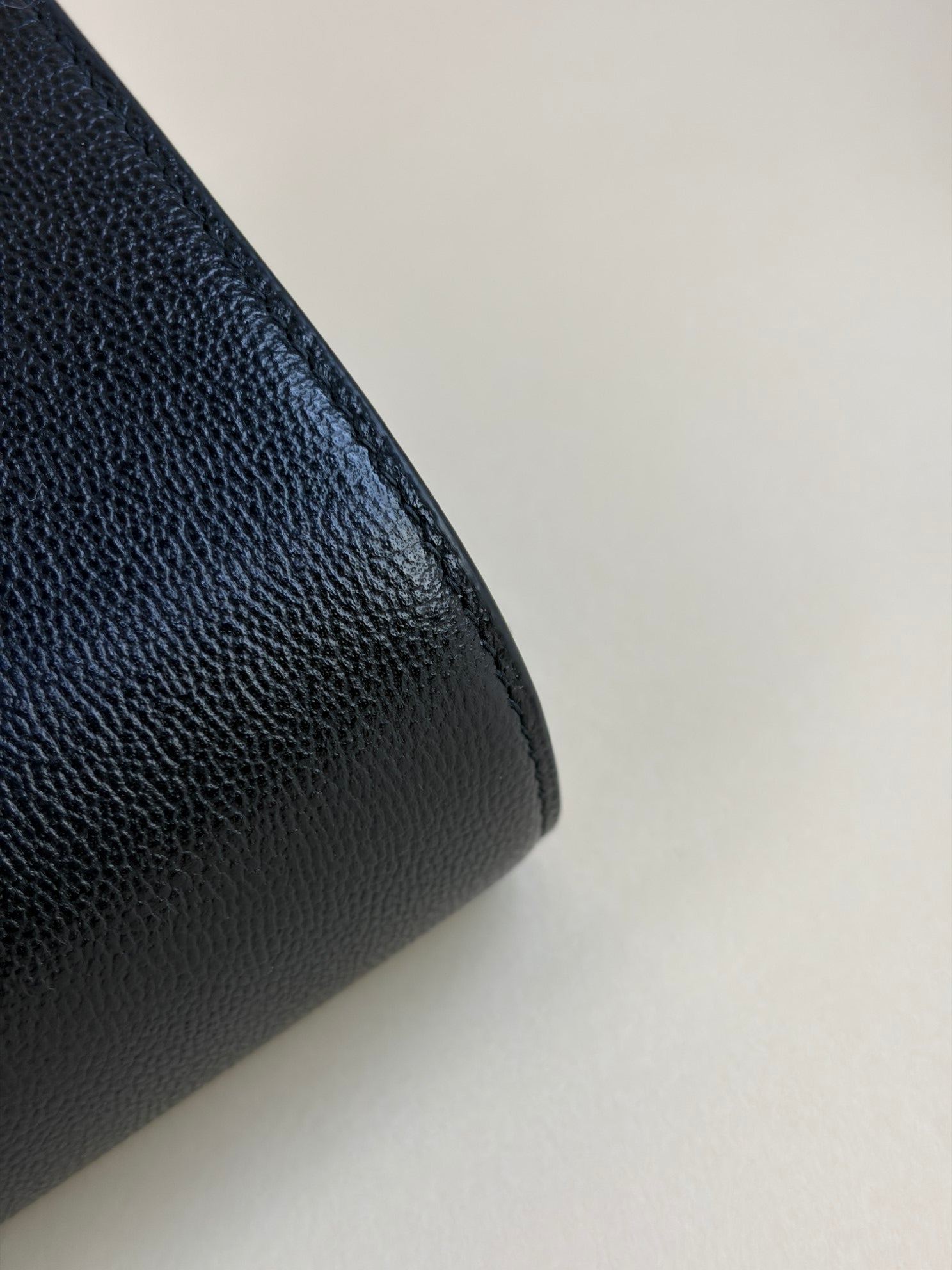Burberry black calf and house check crossbody