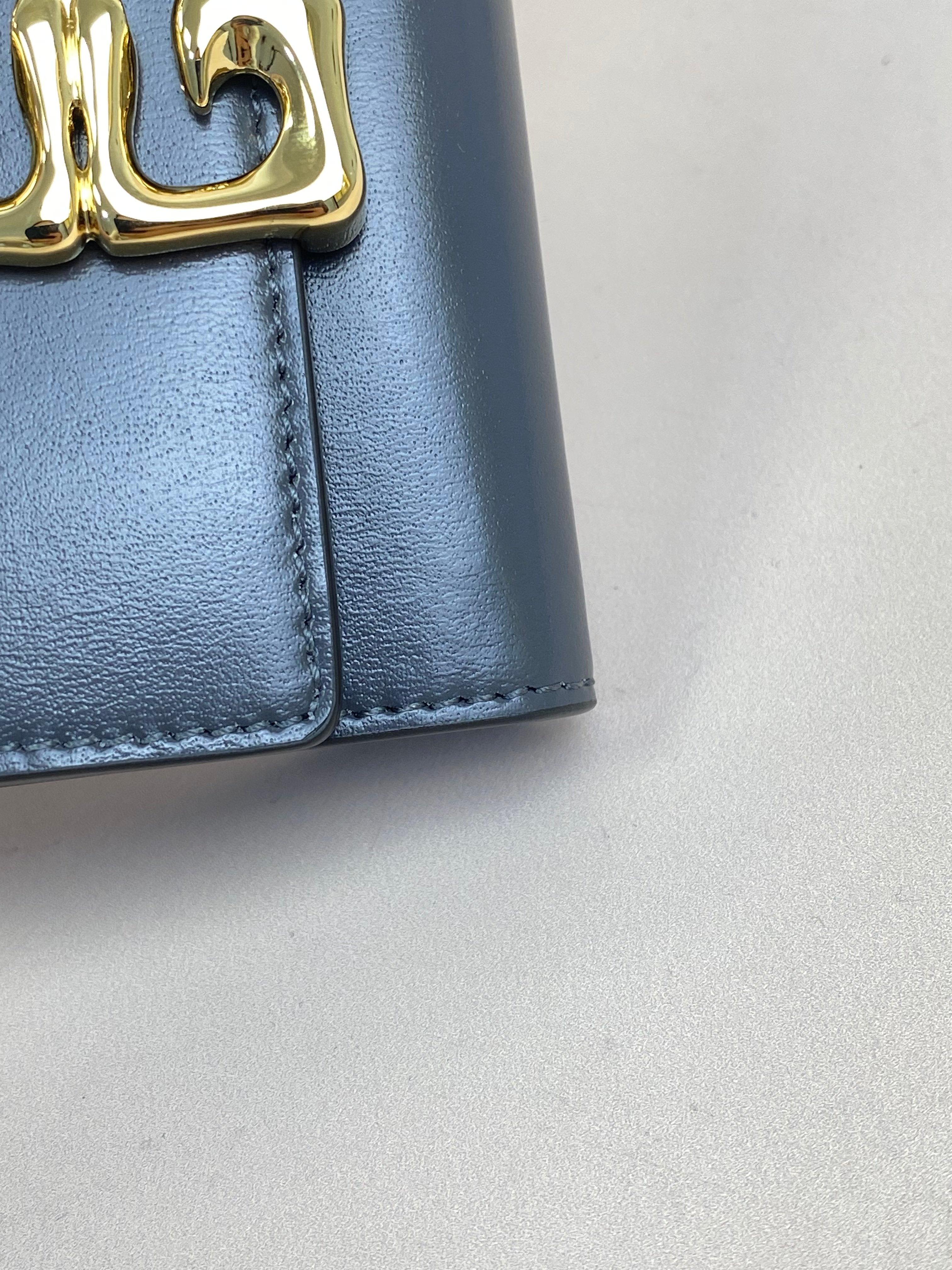Givenchy Grey 4G Liquid Small Wallet