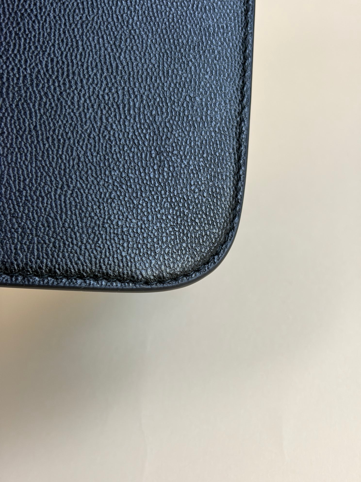 Burberry black calf and house check crossbody