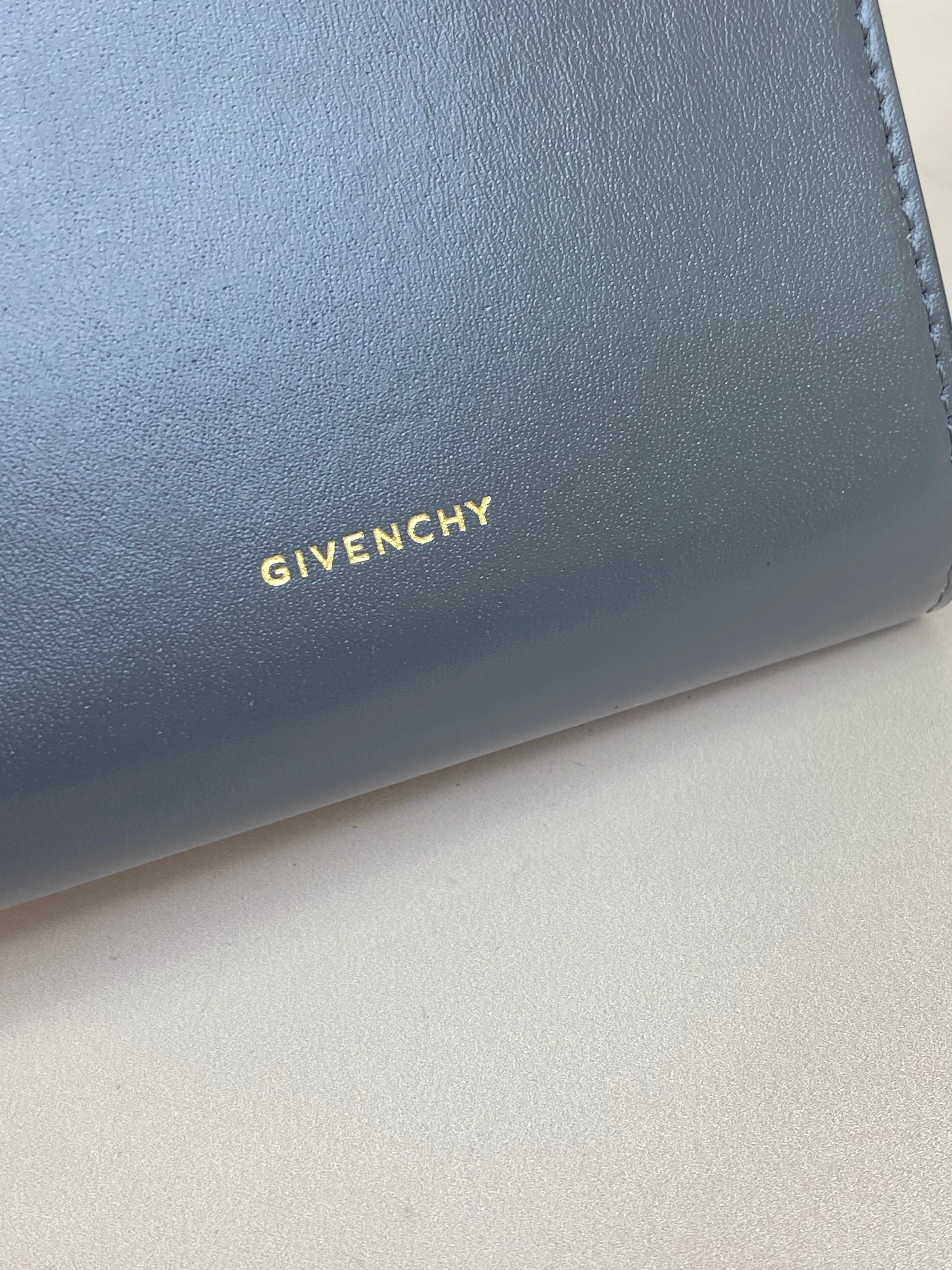 Givenchy Grey 4G Liquid Small Wallet