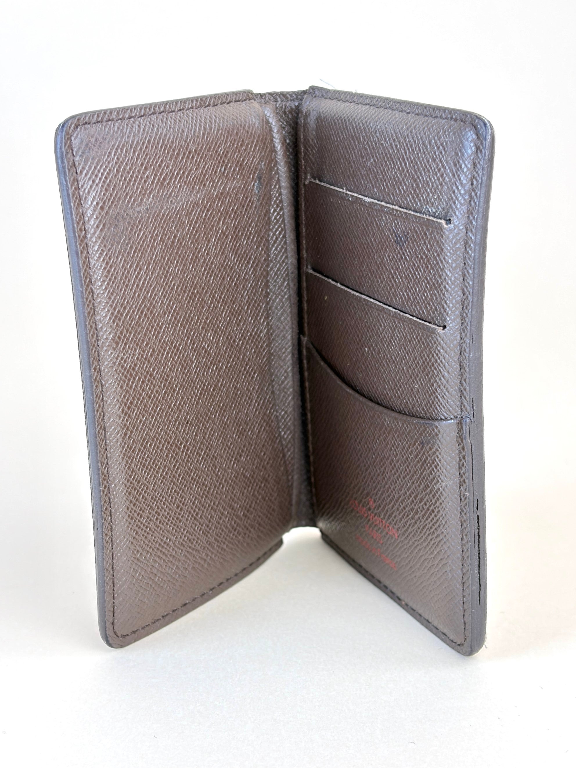 louis Vuitton Damier Ebene pocket organizer wallet