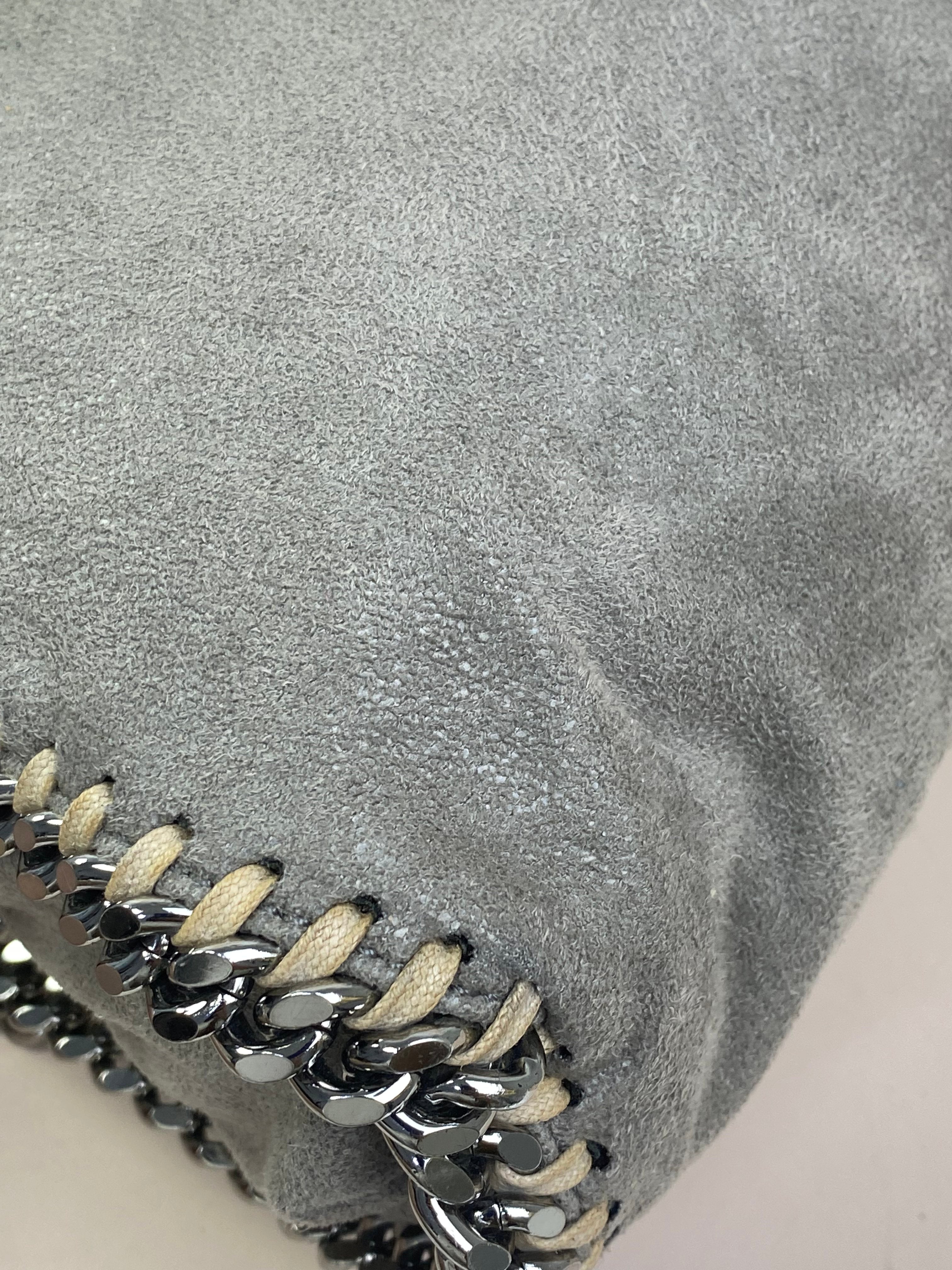 Stella Mccartney Grey Falabella 3 Chain Bag
