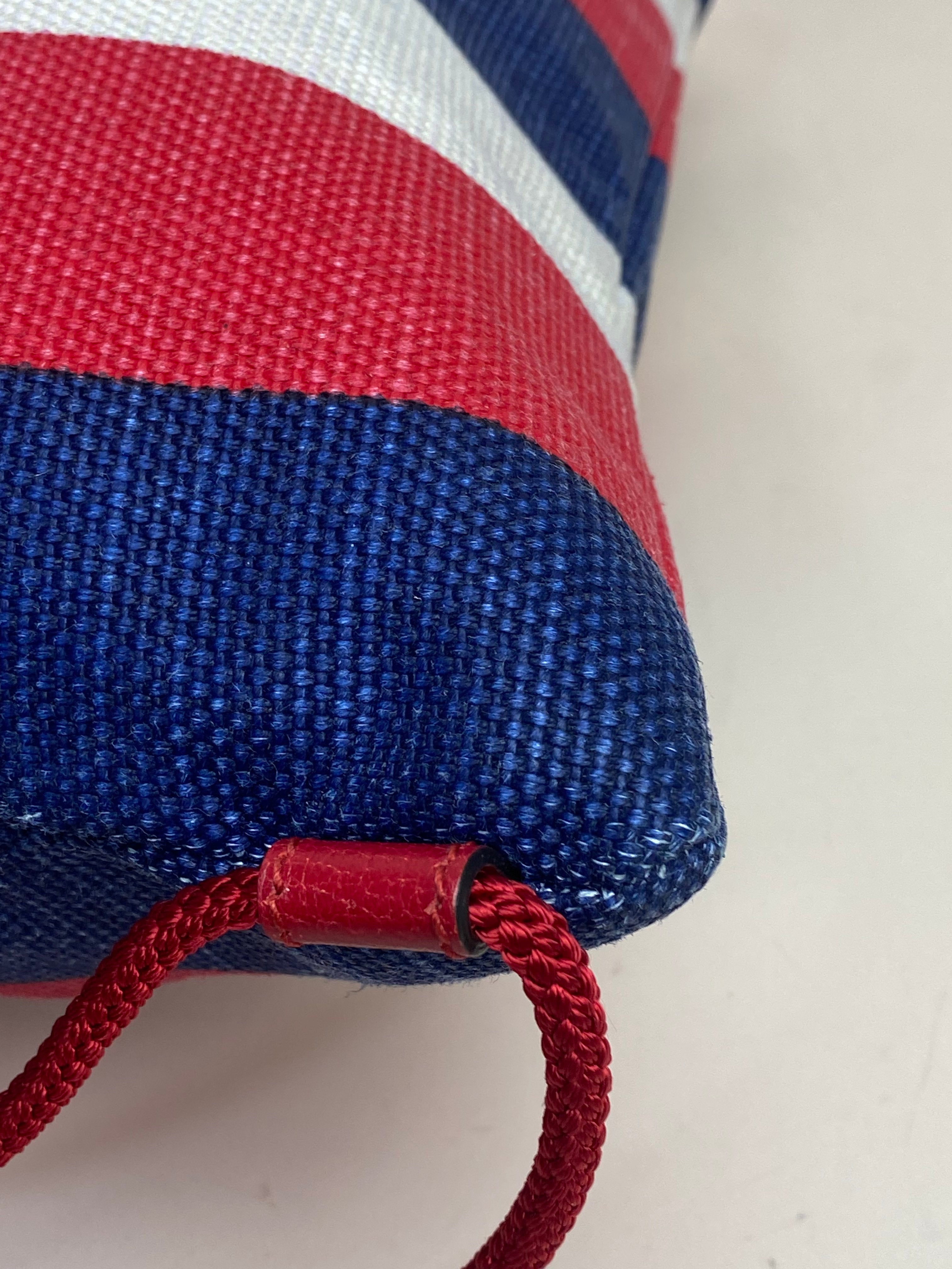 Gucci Tricolor Striped Backpack Bag