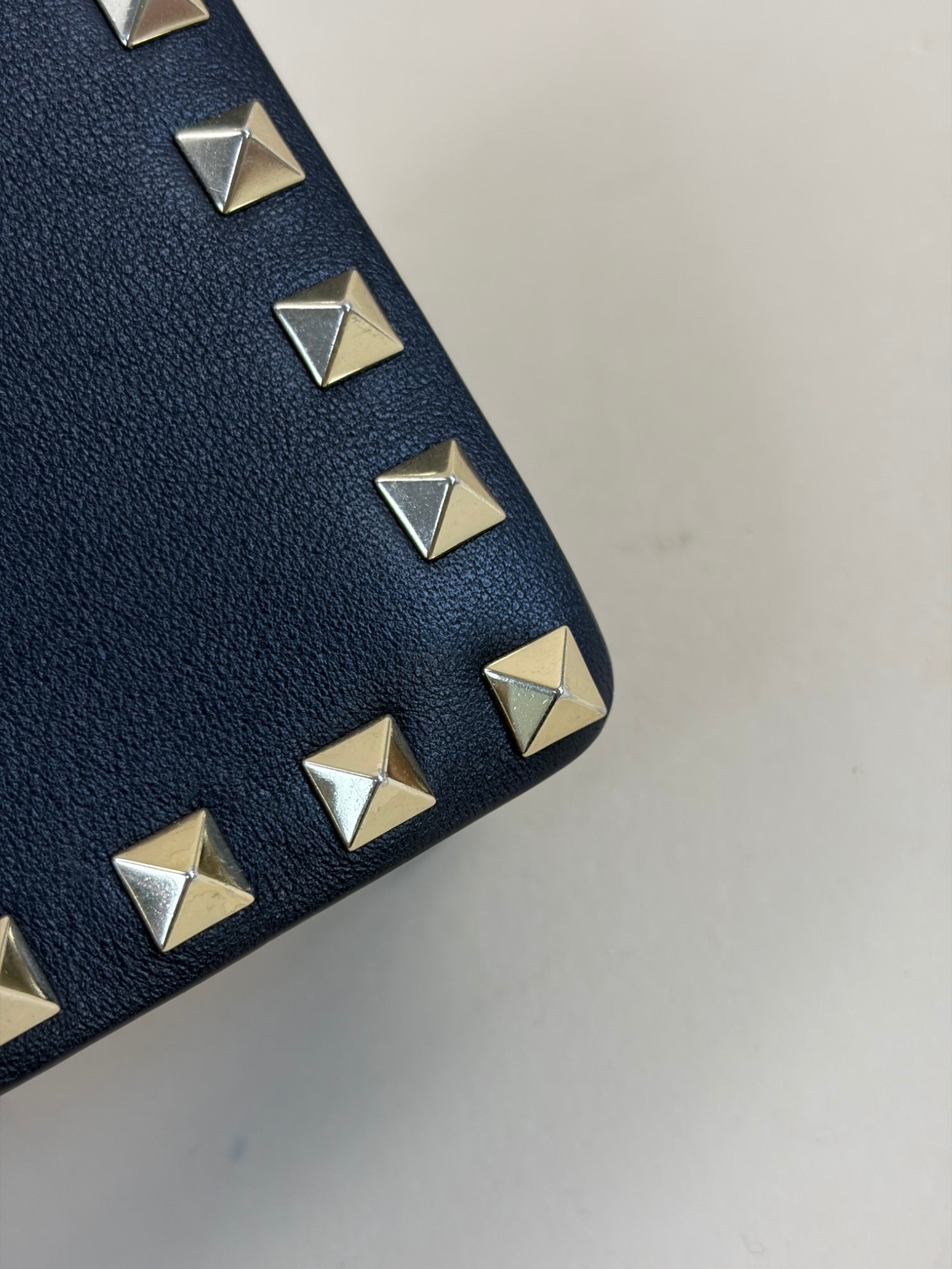 Valentino black Rock stud Mini Chain Crossbody Bag