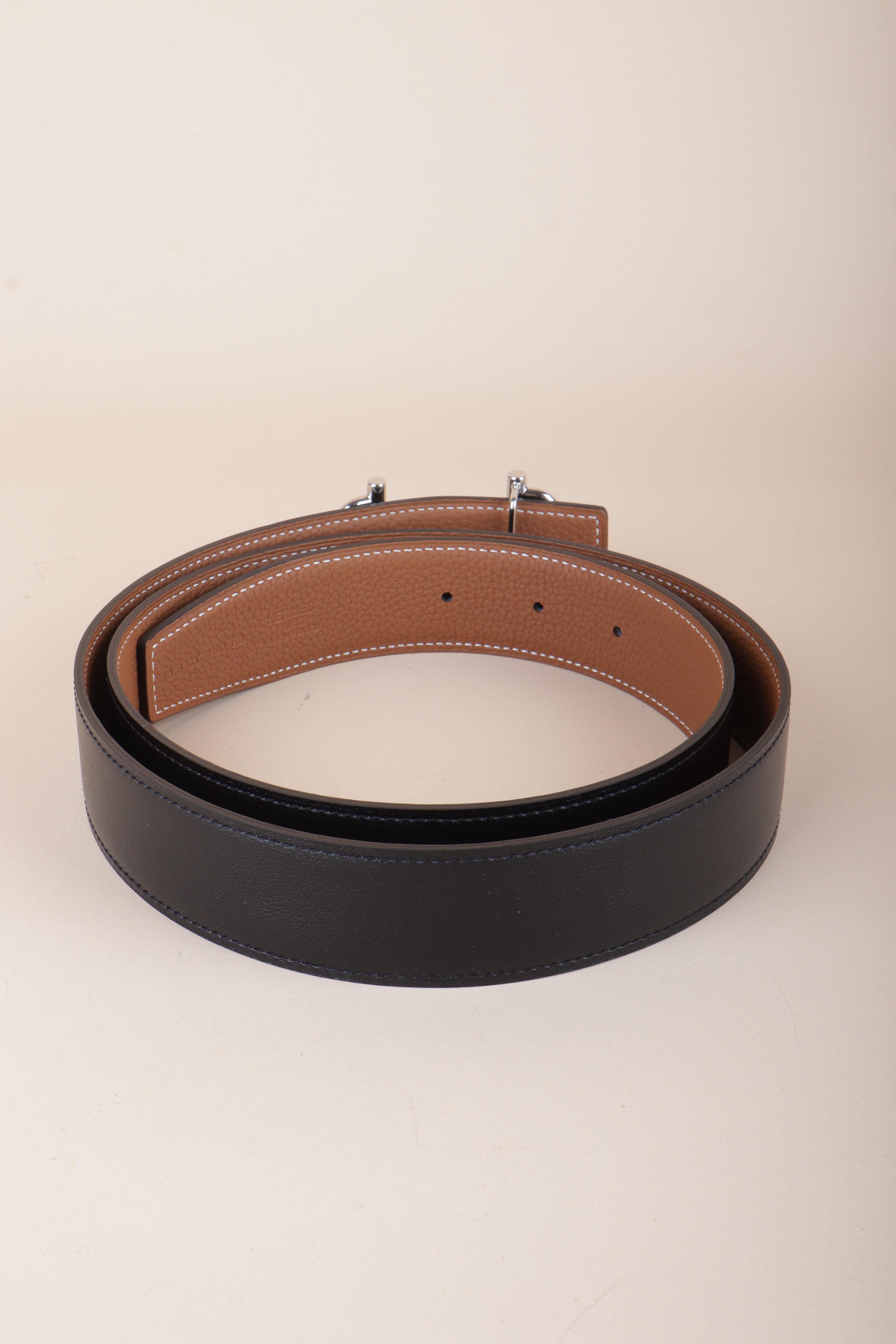 Hermes Bicolor Buckle & Reversible Royal 32mm Belt