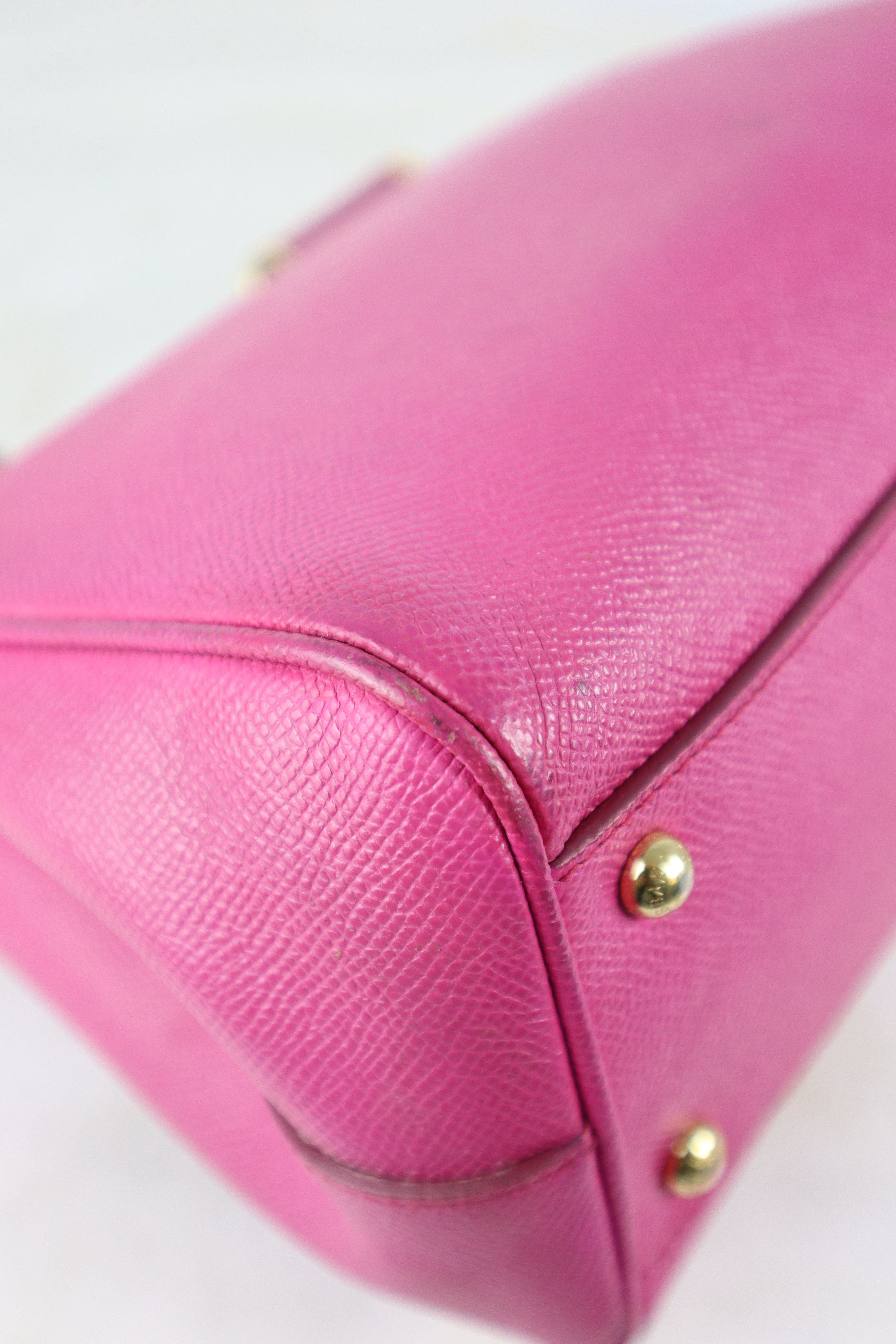Dolce & Gabbana Hot Pink Medium Sicily Bag with Chain