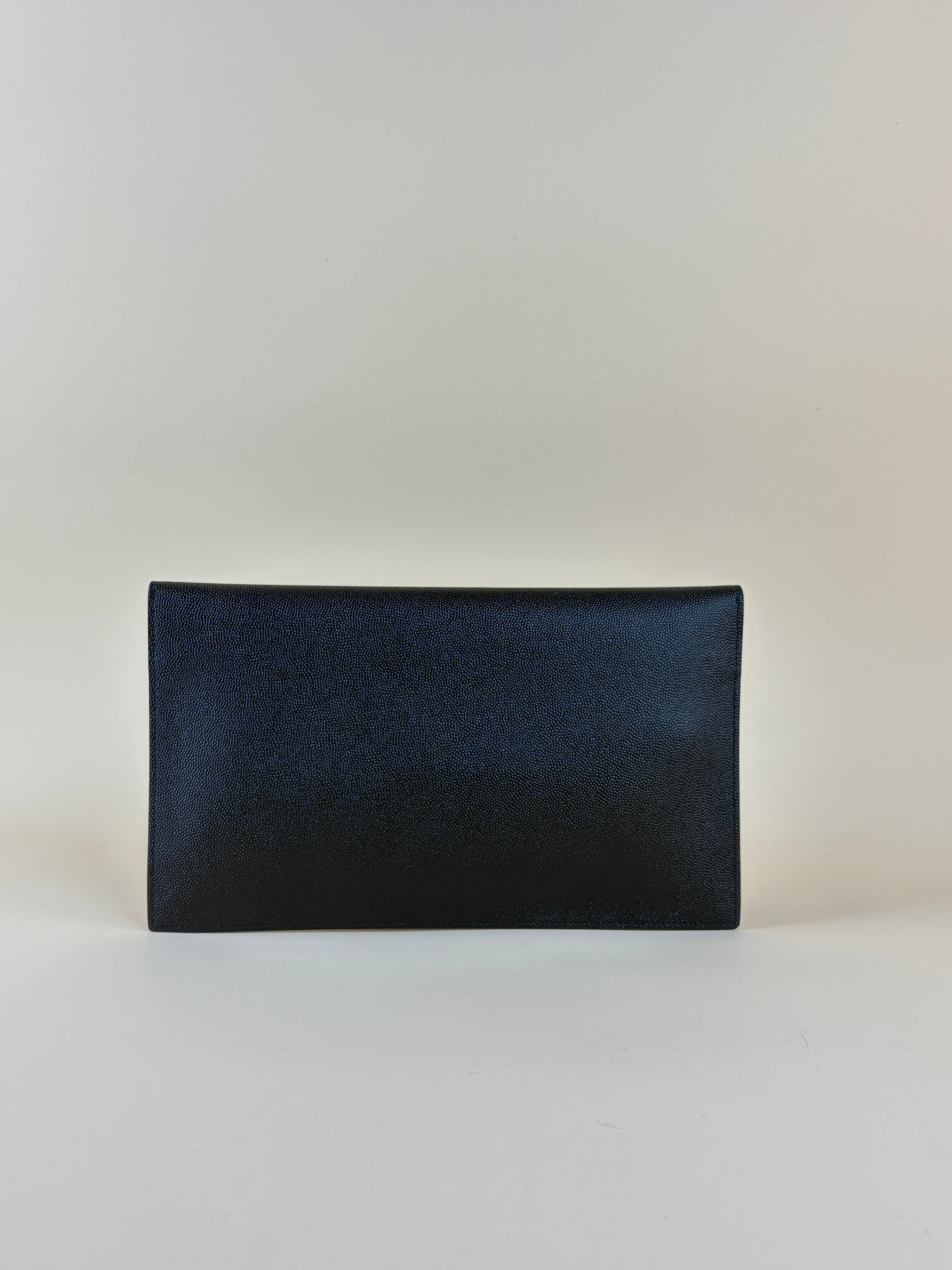 YSL Black Uptown Pouch