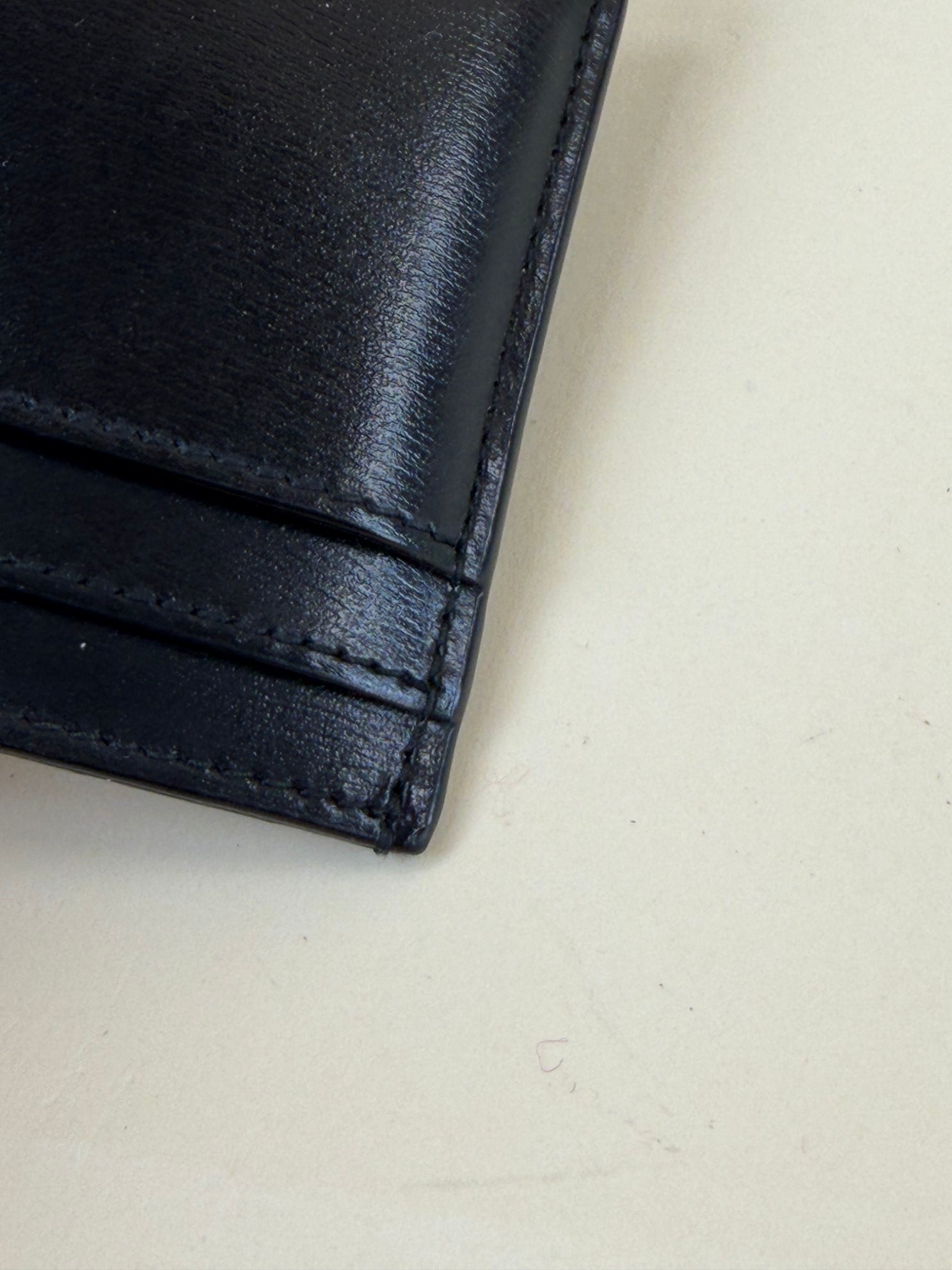 YSL Tiny Cassandre smothcalf black leather